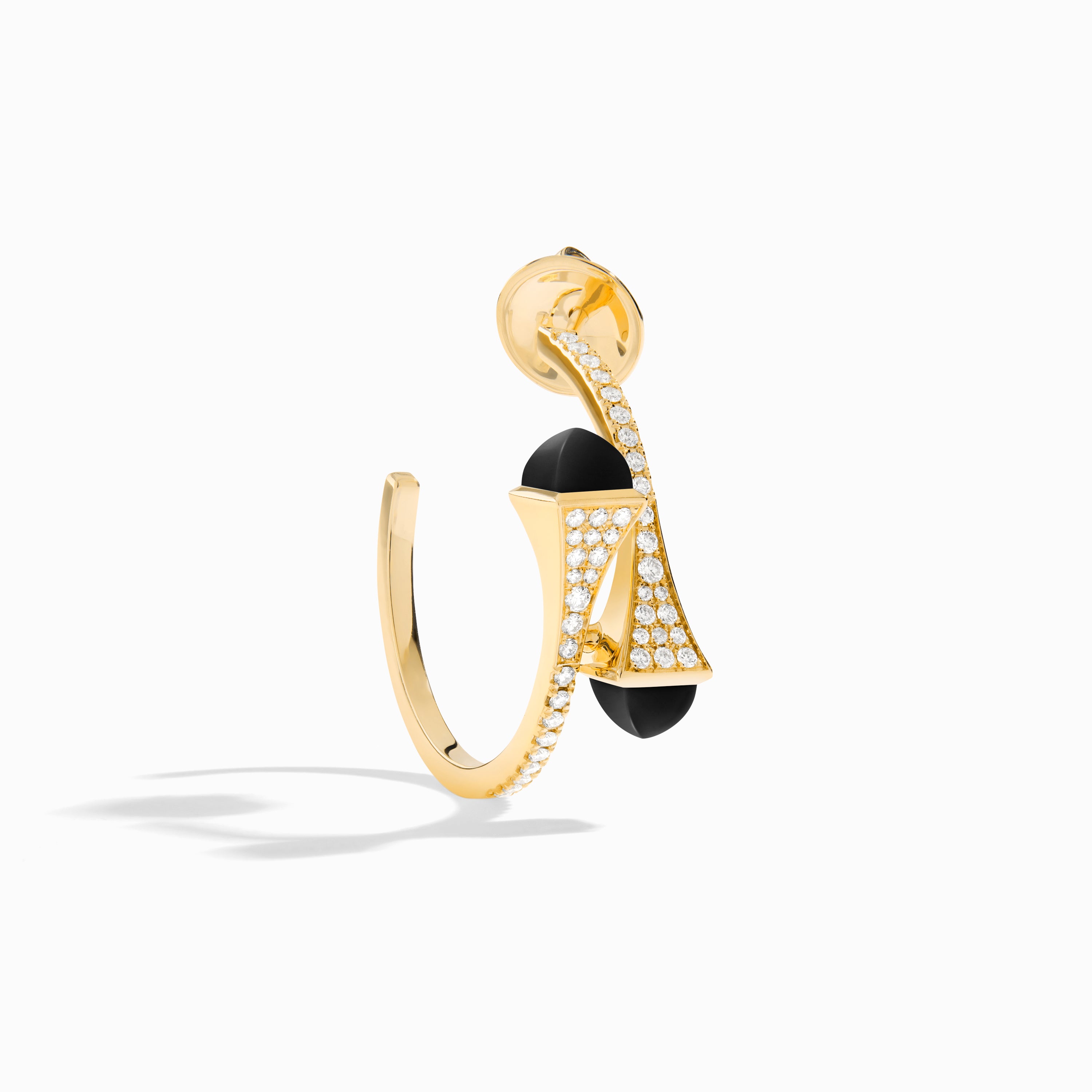 Cleo Diamond Small Hoop Earrings — фото 12