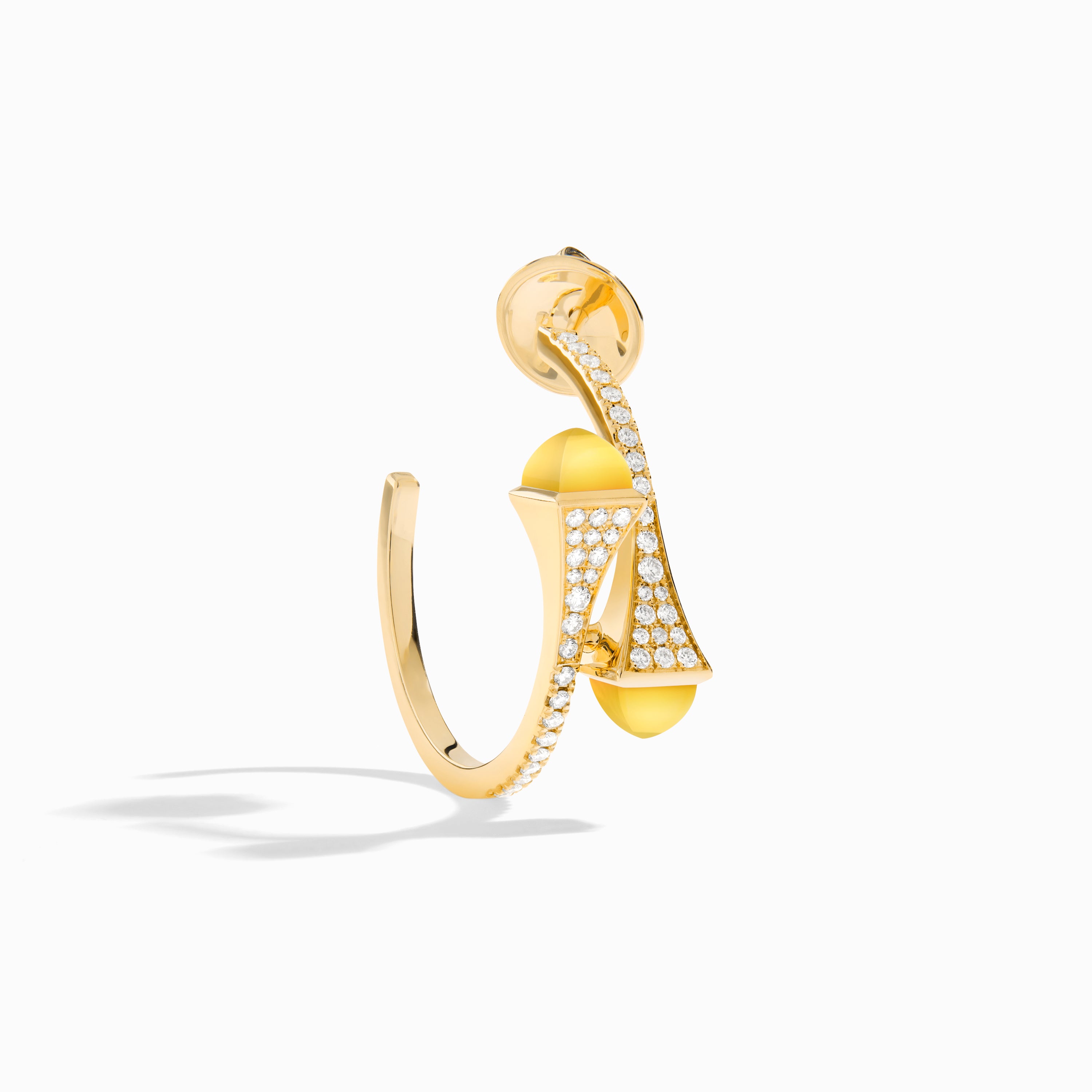 Cleo Diamond Small Hoop Earrings — фото 37