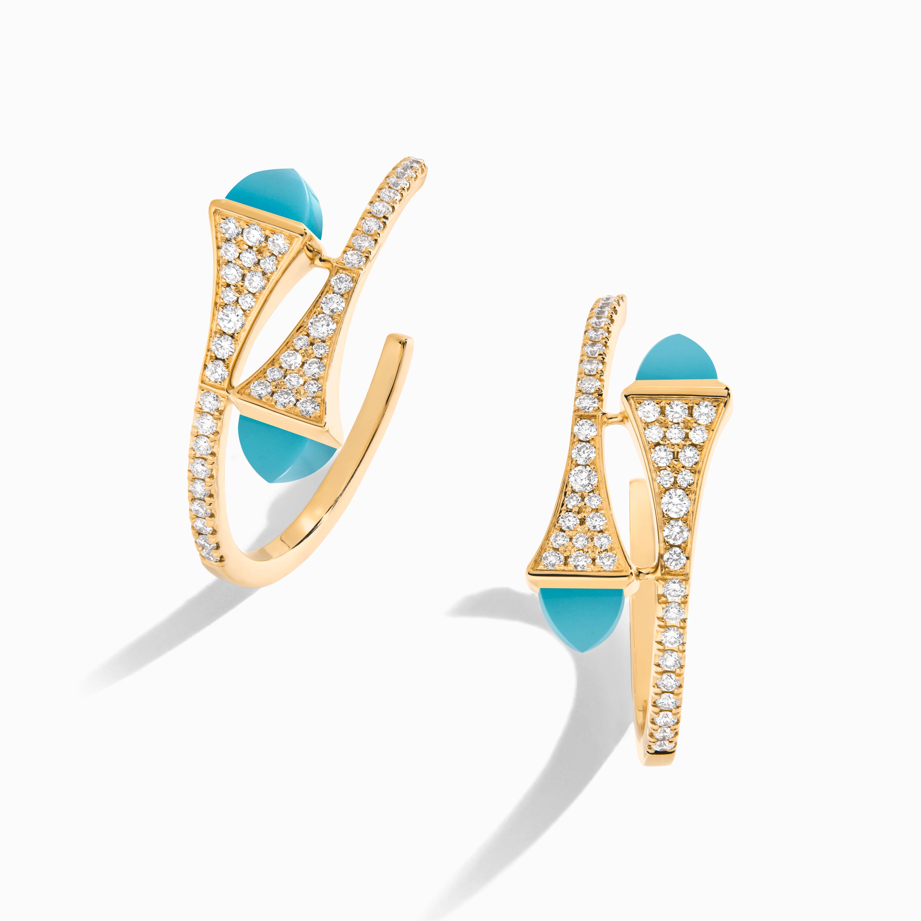 Cleo Diamond Small Hoop Earrings — фото 5