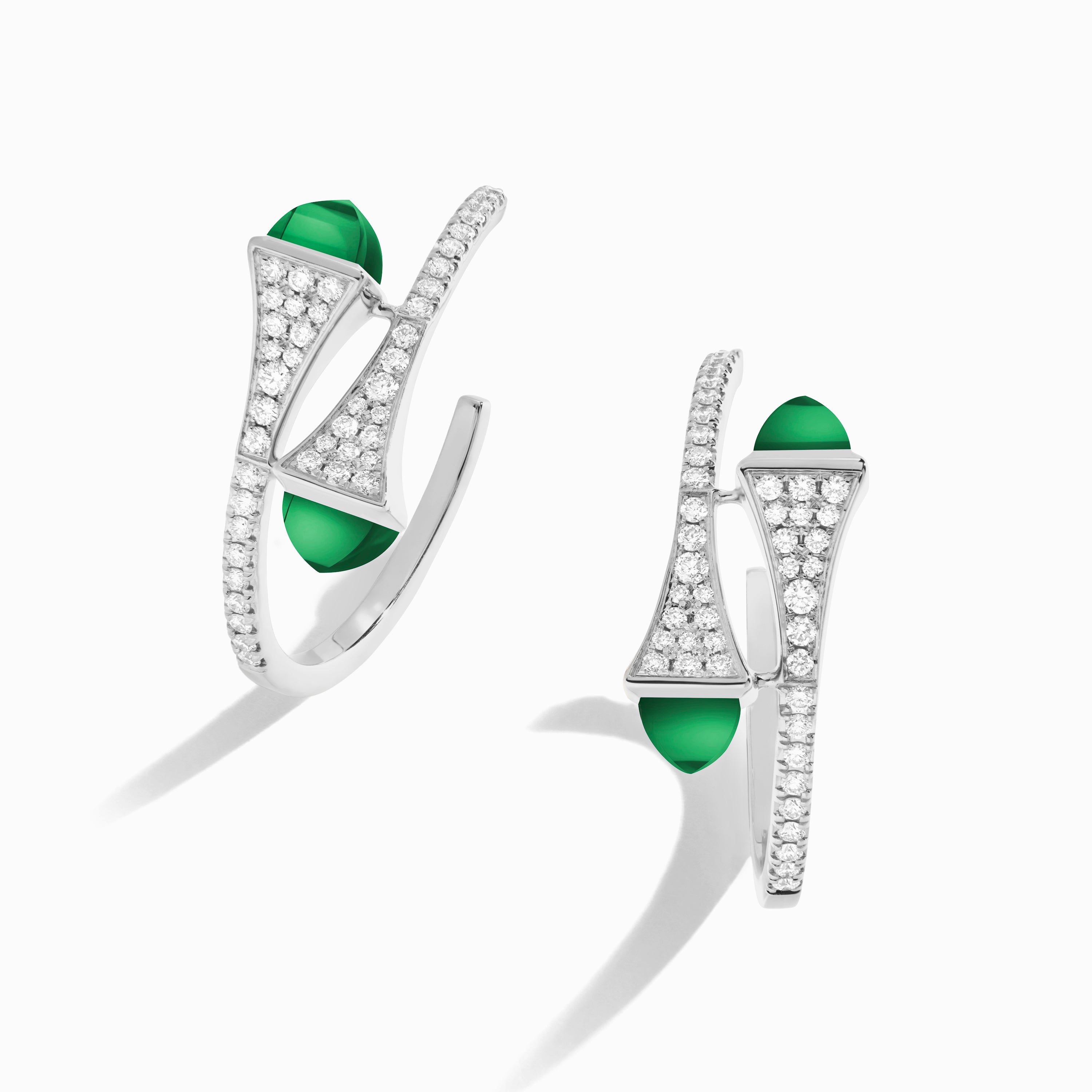Cleo Diamond Small Hoop Earrings — фото 106