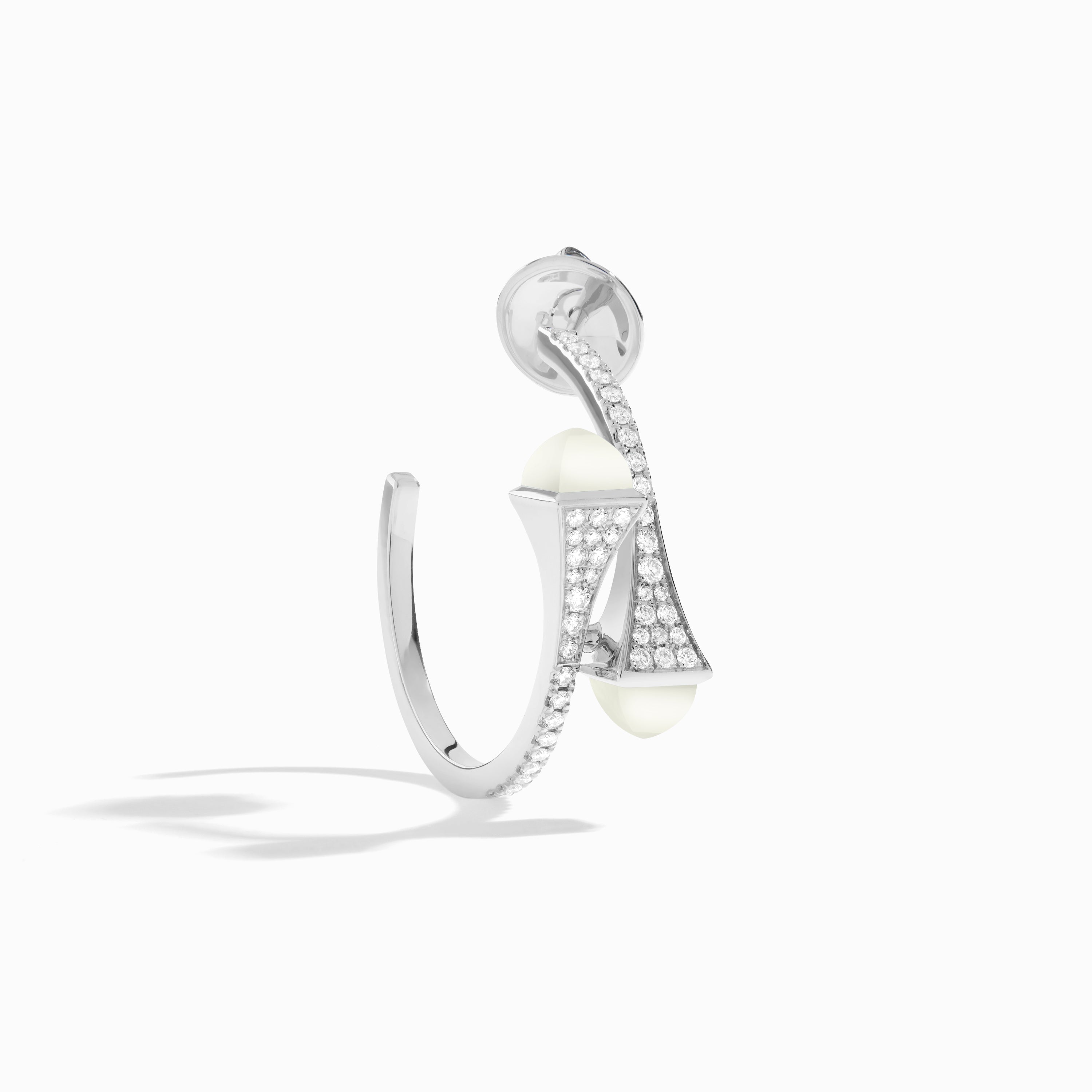 Cleo Diamond Small Hoop Earrings — фото 103
