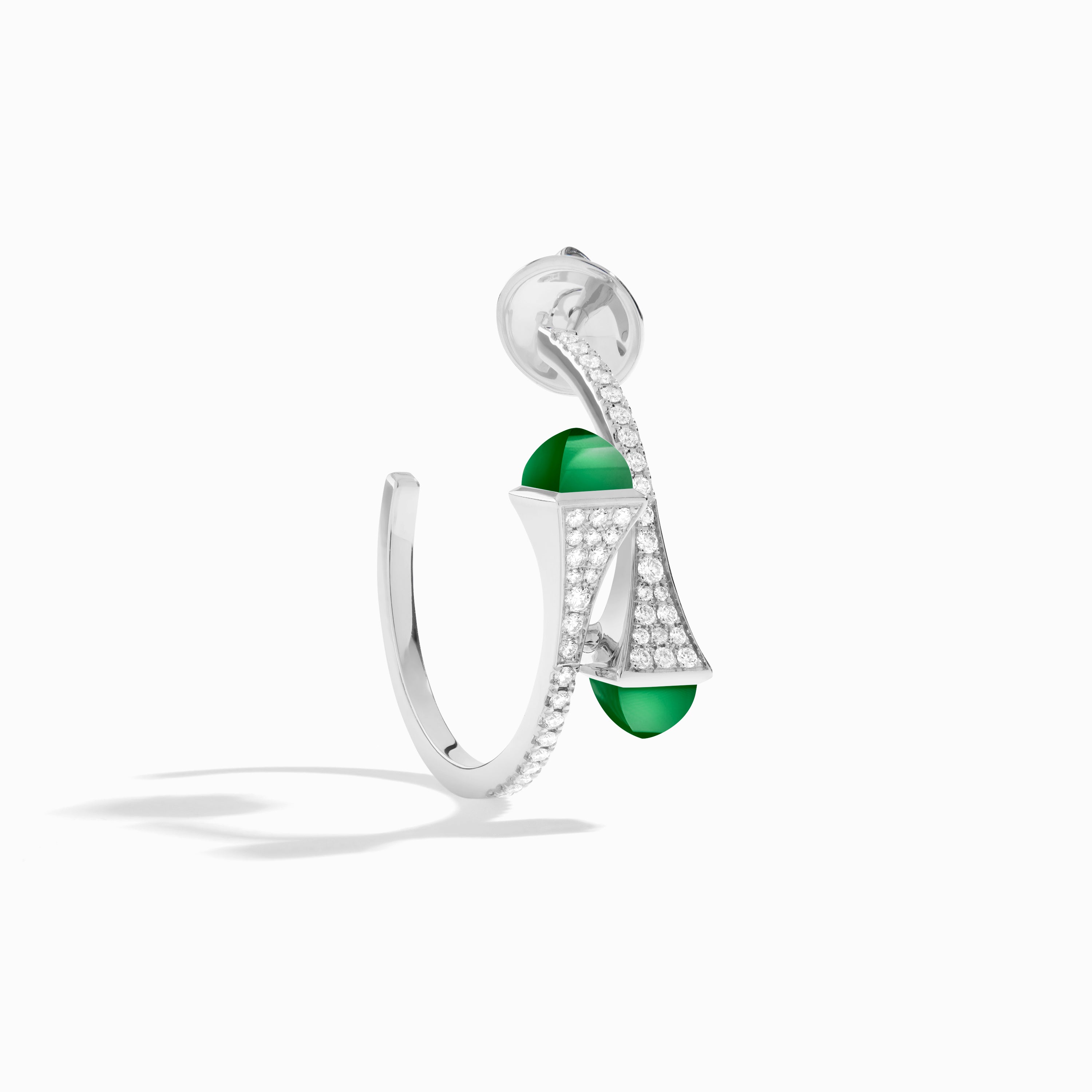 Cleo Diamond Small Hoop Earrings — фото 85