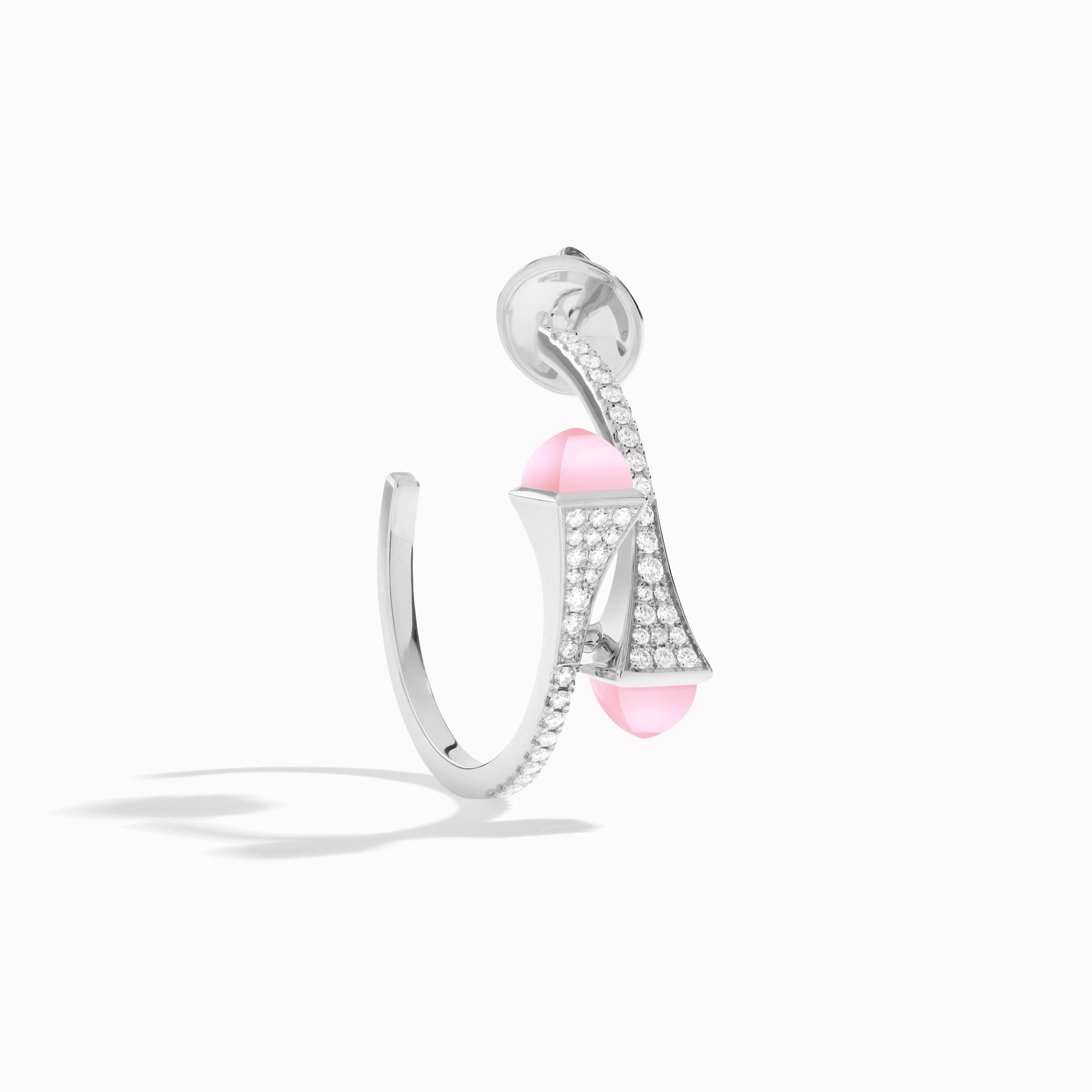 Cleo Diamond Small Hoop Earrings — фото 101