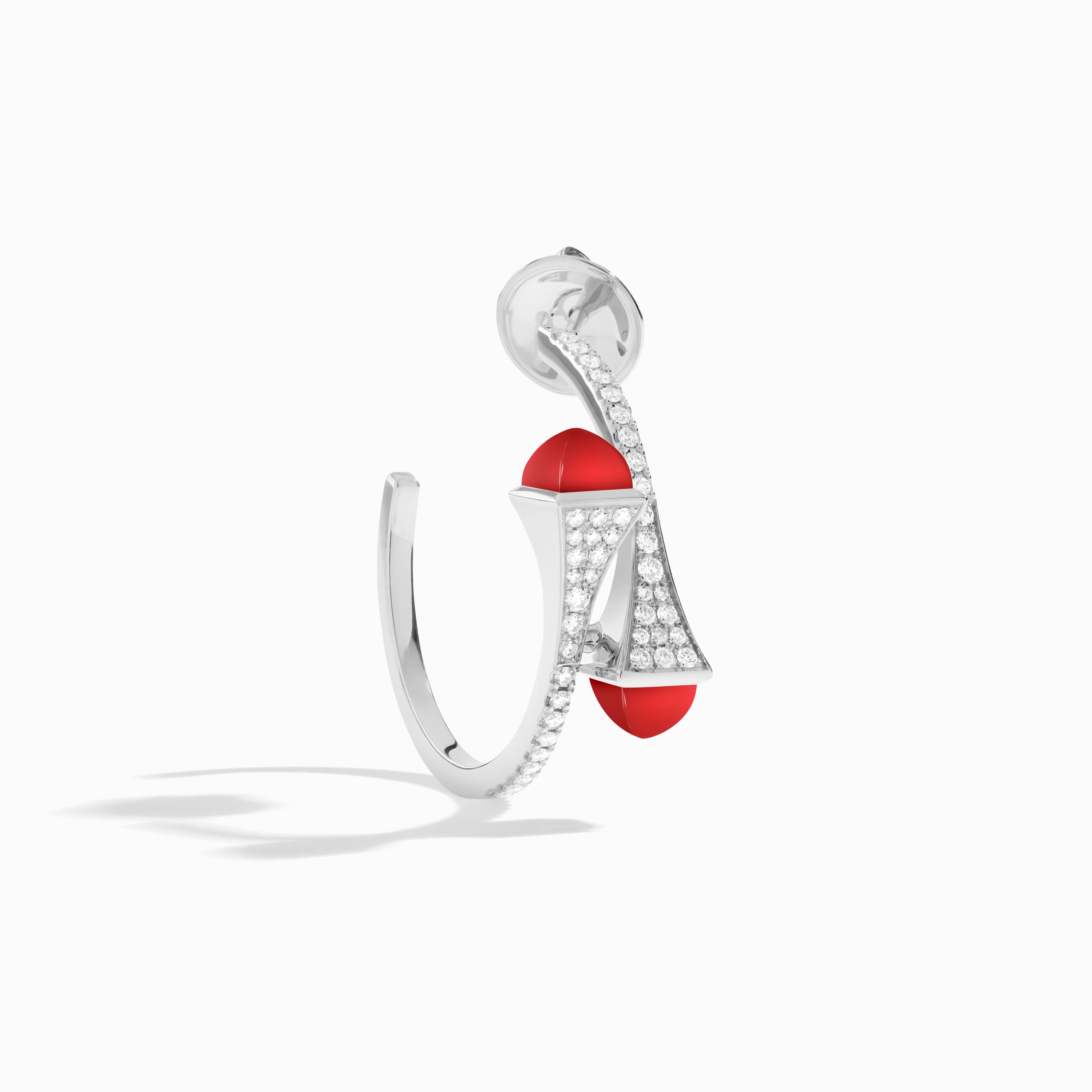 Cleo Diamond Small Hoop Earrings — фото 102