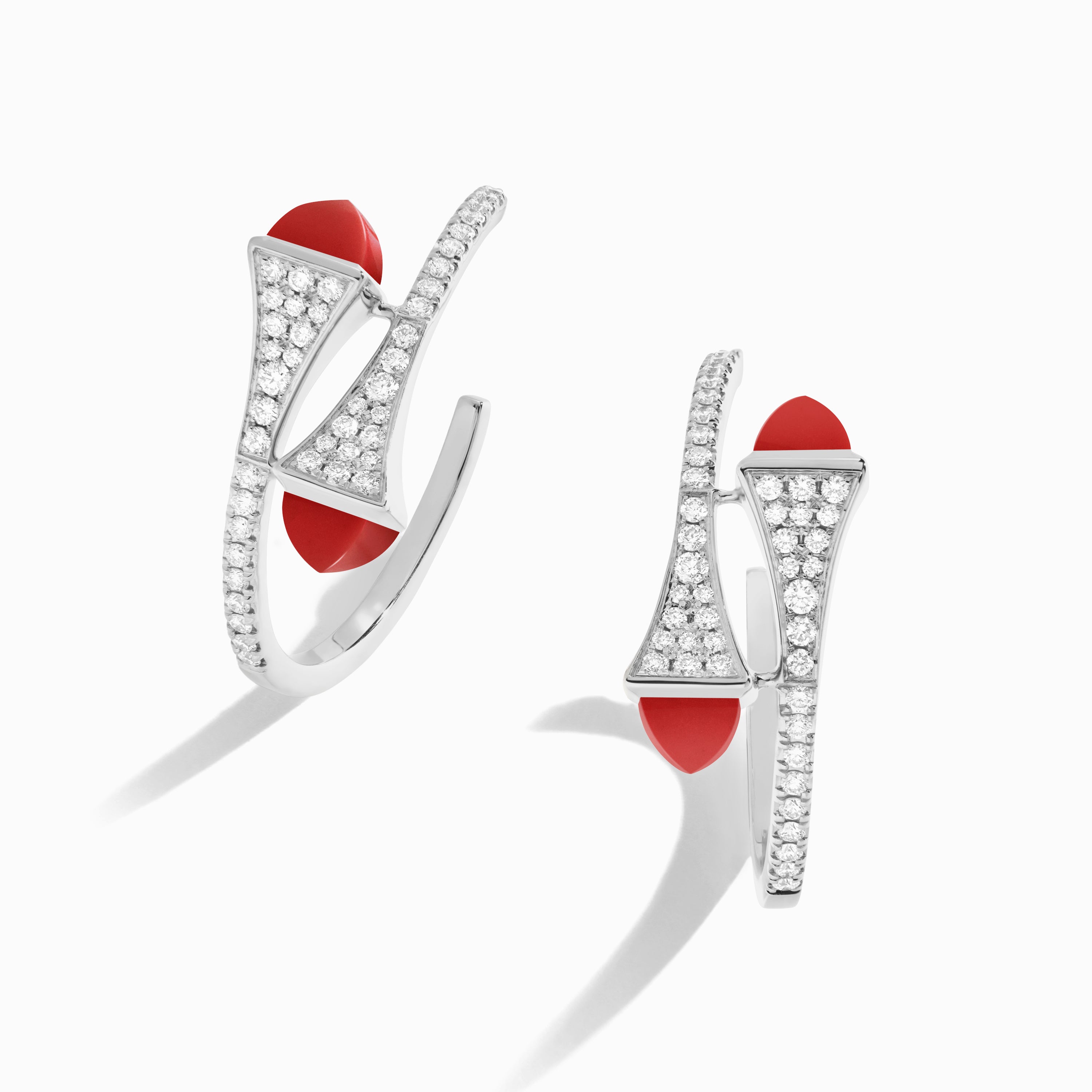 Cleo Diamond Small Hoop Earrings — фото 98