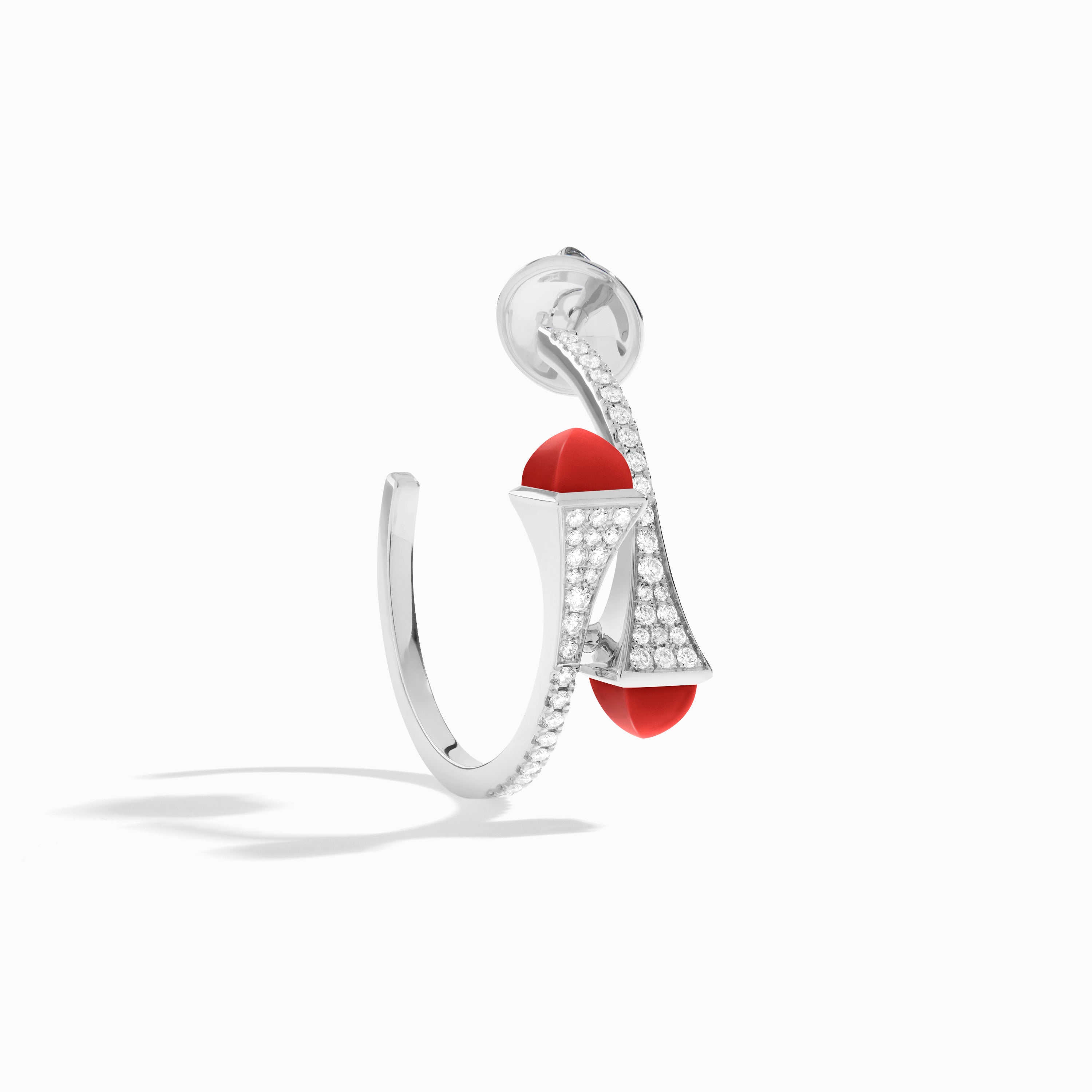 Cleo Diamond Small Hoop Earrings — фото 93