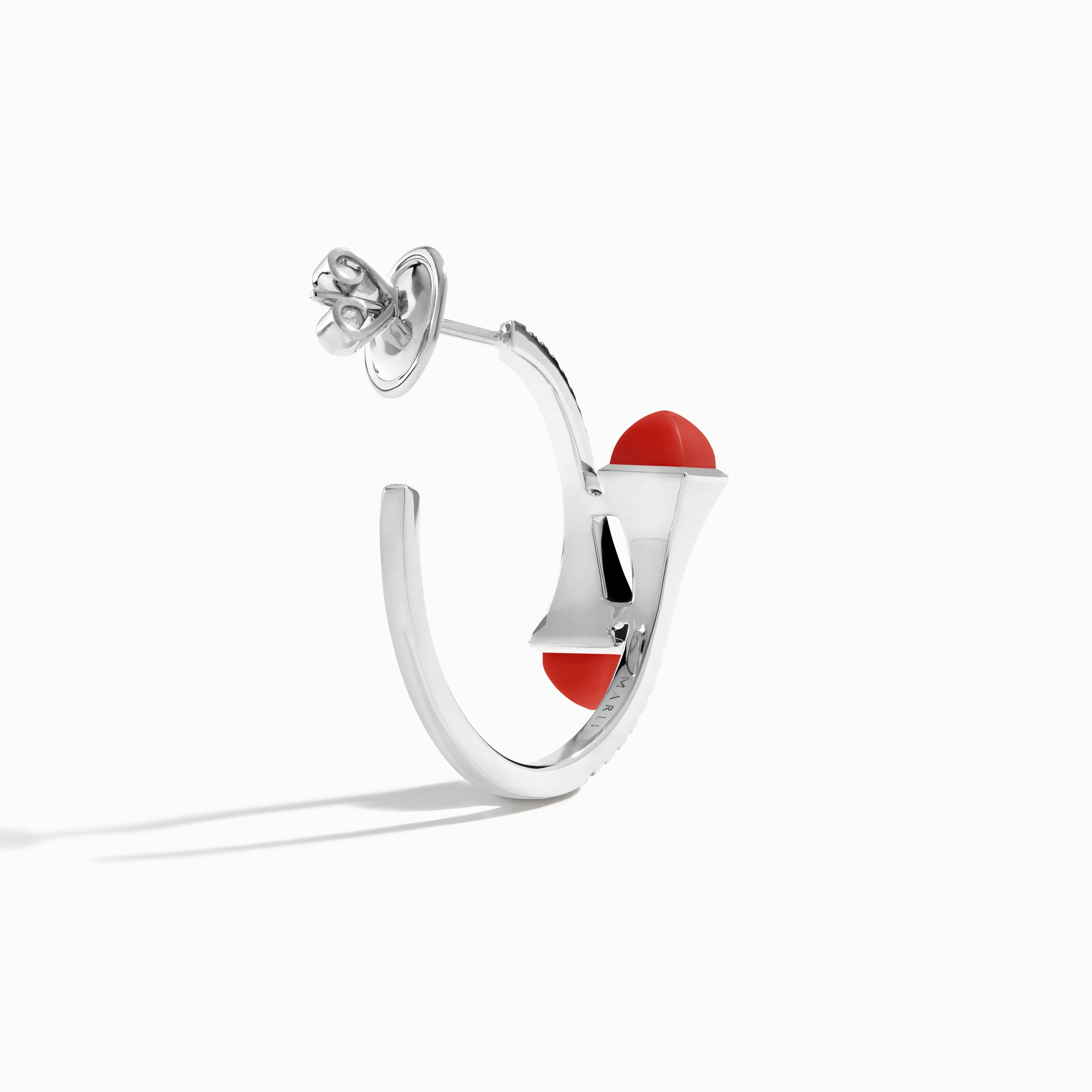 Cleo Diamond Small Hoop Earrings — фото 96