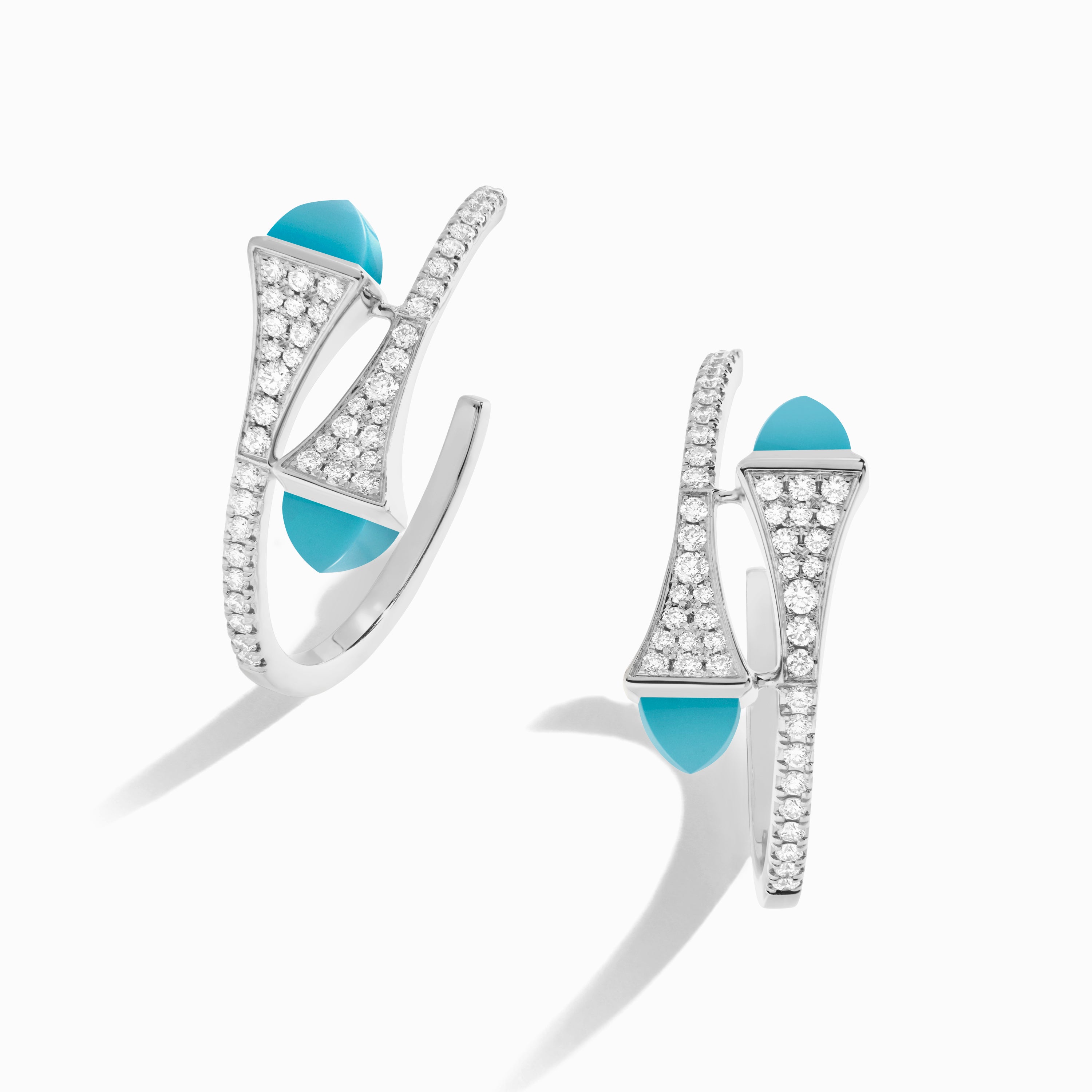 Cleo Diamond Small Hoop Earrings — фото 105