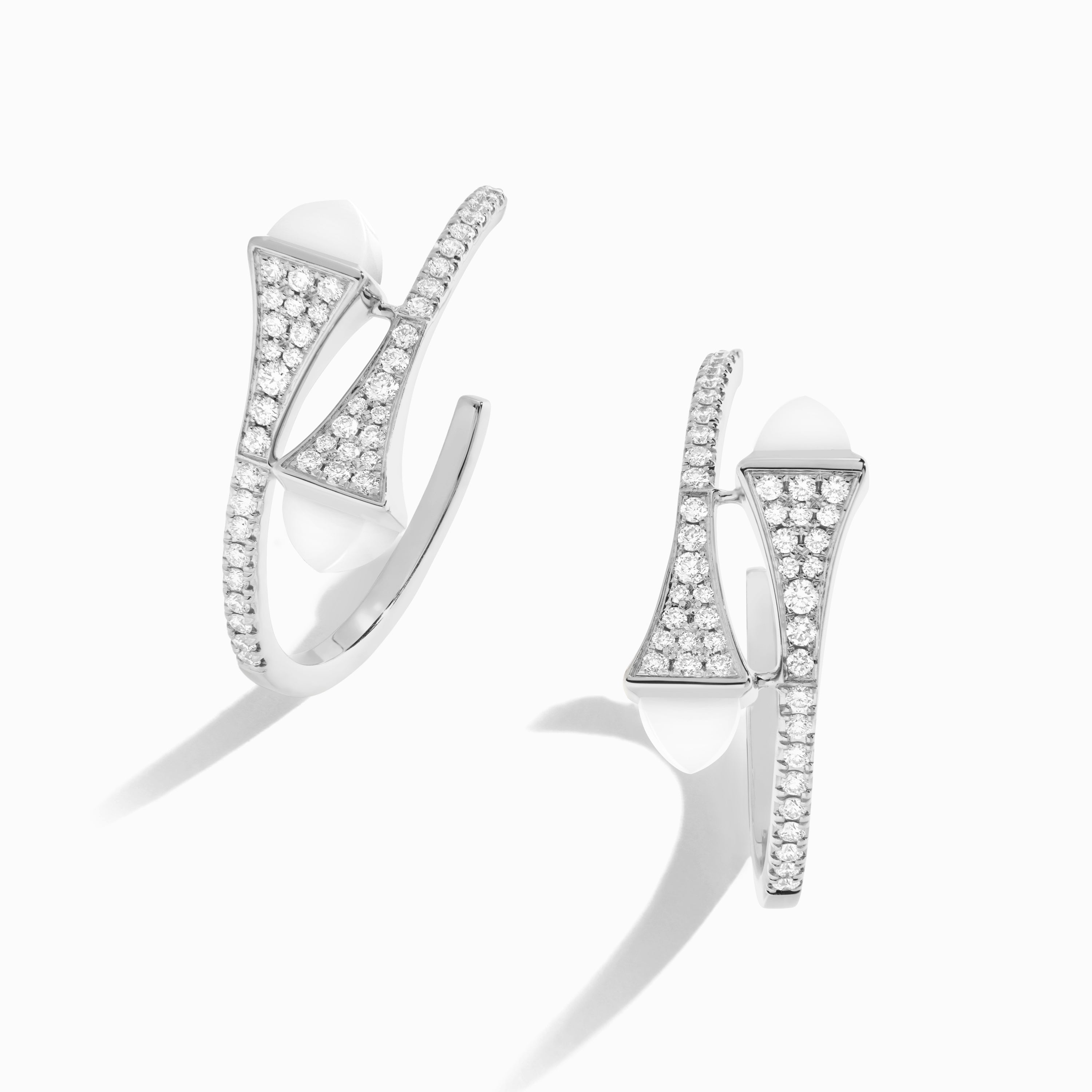 Cleo Diamond Small Hoop Earrings — фото 89