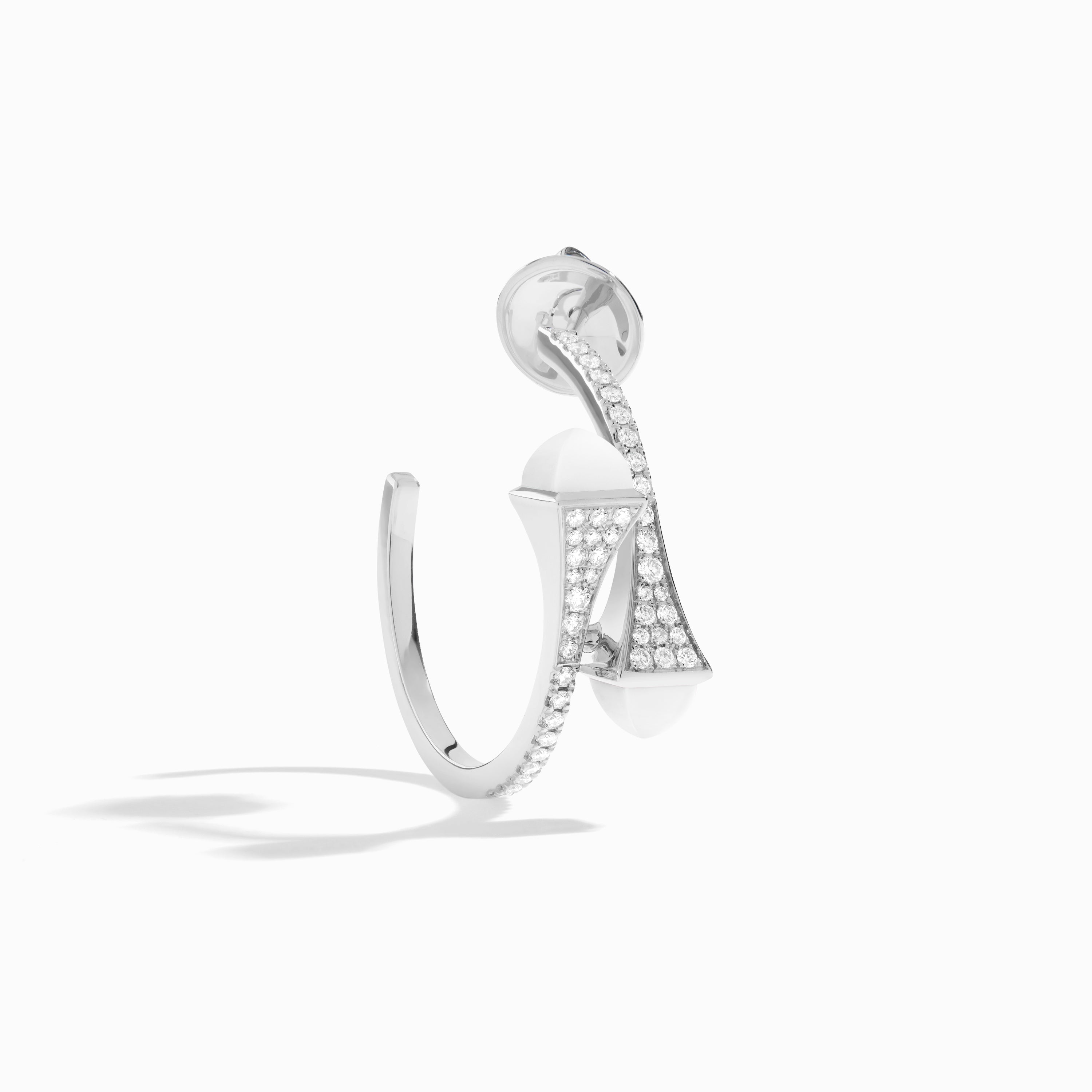 Cleo Diamond Small Hoop Earrings — фото 92