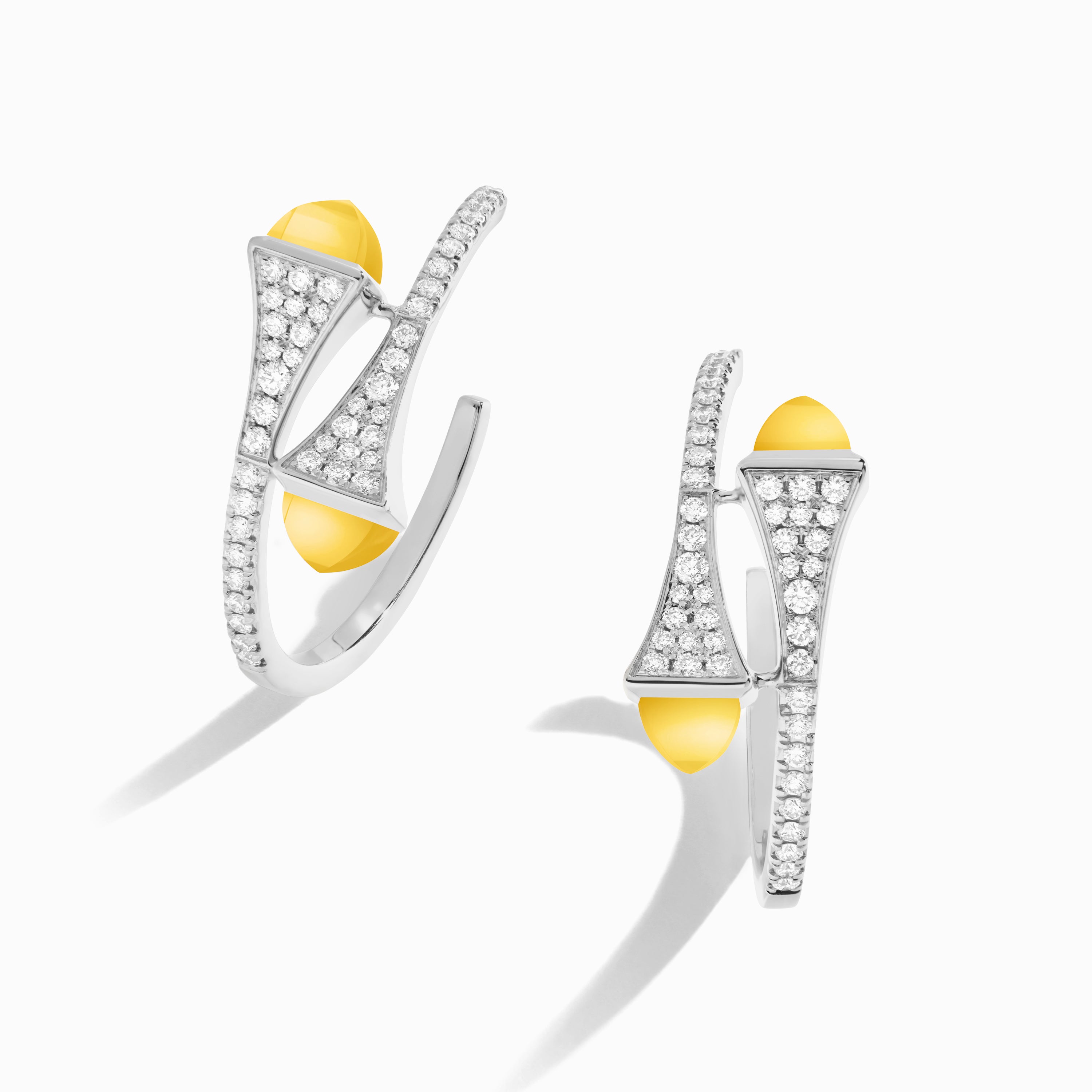 Cleo Diamond Small Hoop Earrings — фото 99