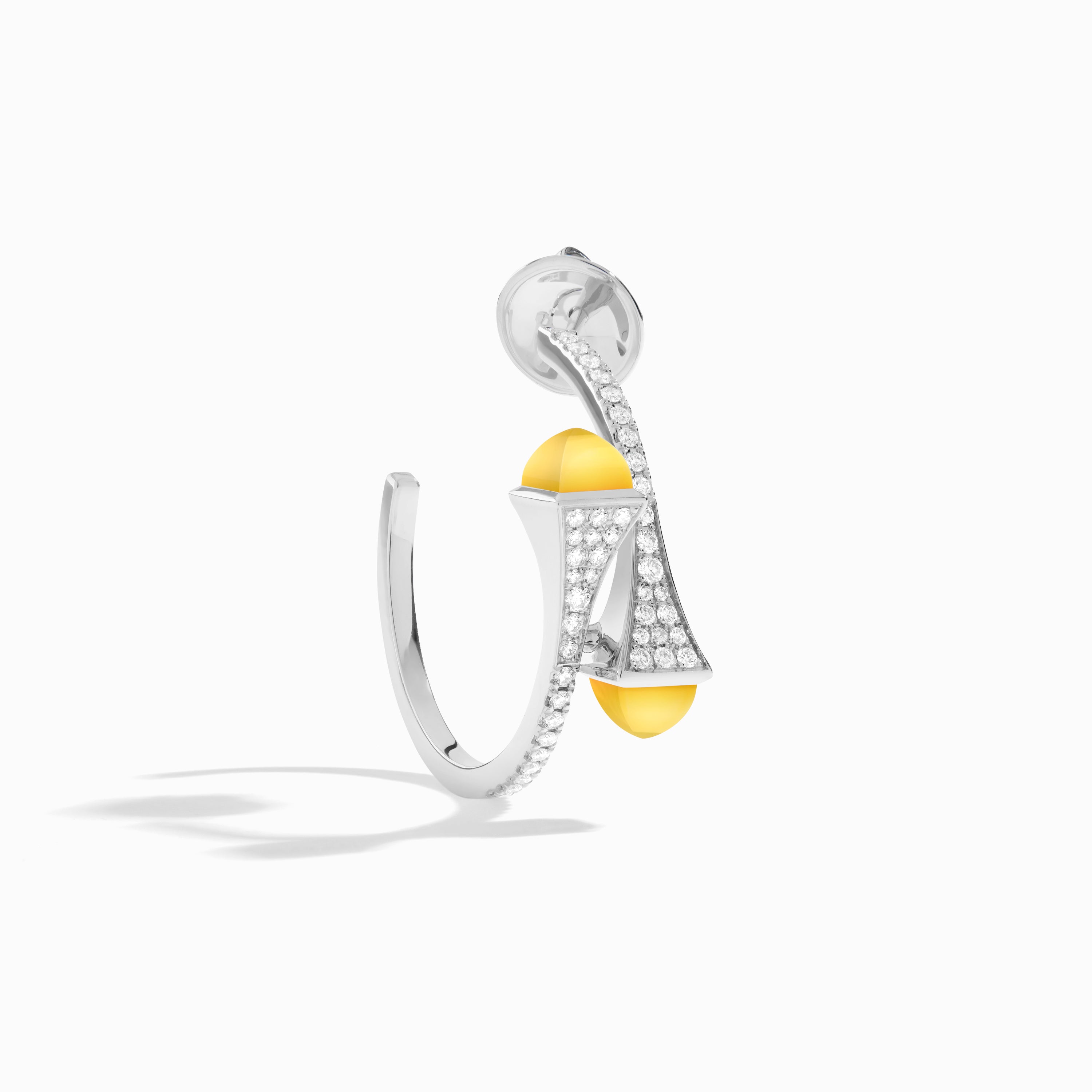 Cleo Diamond Small Hoop Earrings — фото 95