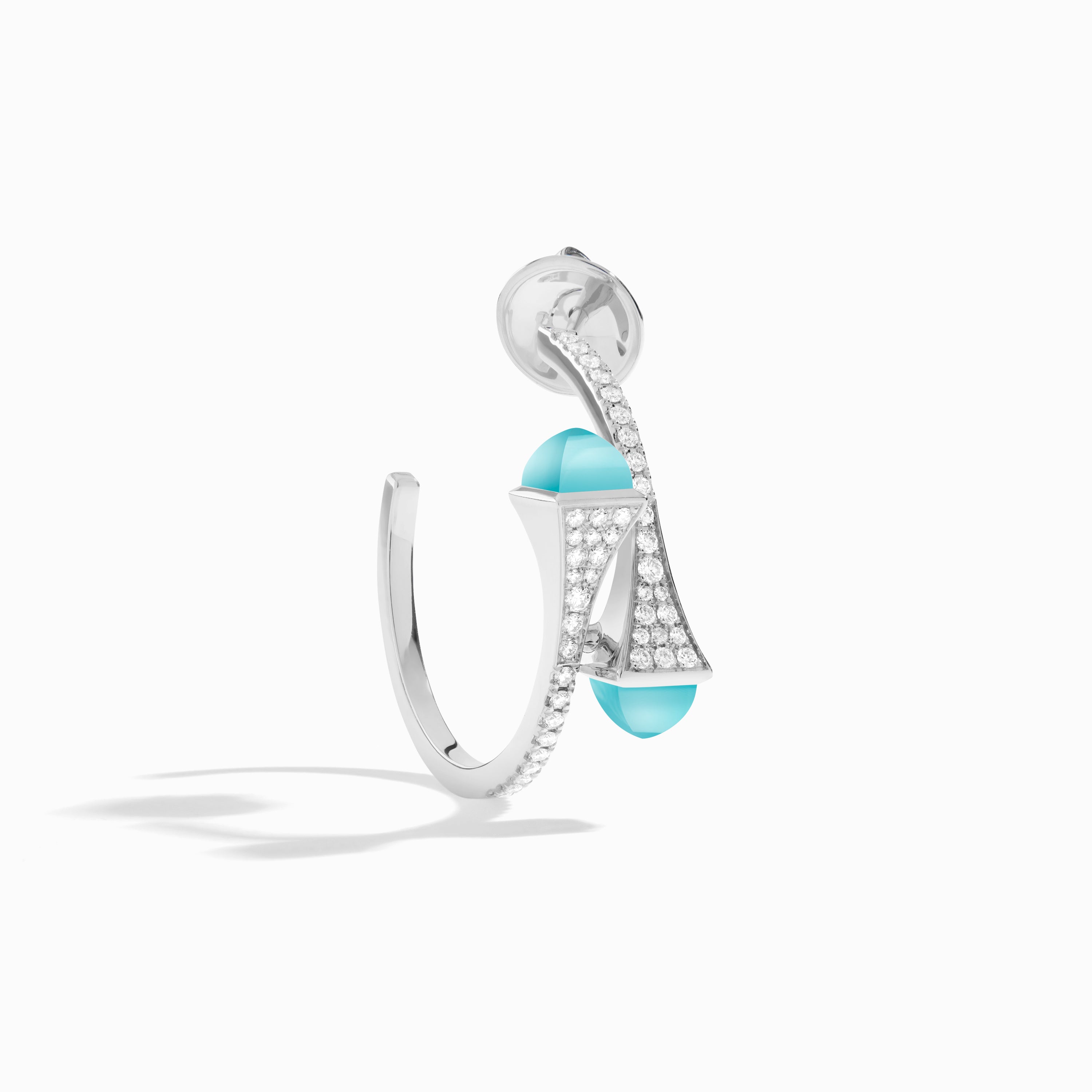 Cleo Diamond Small Hoop Earrings — фото 39