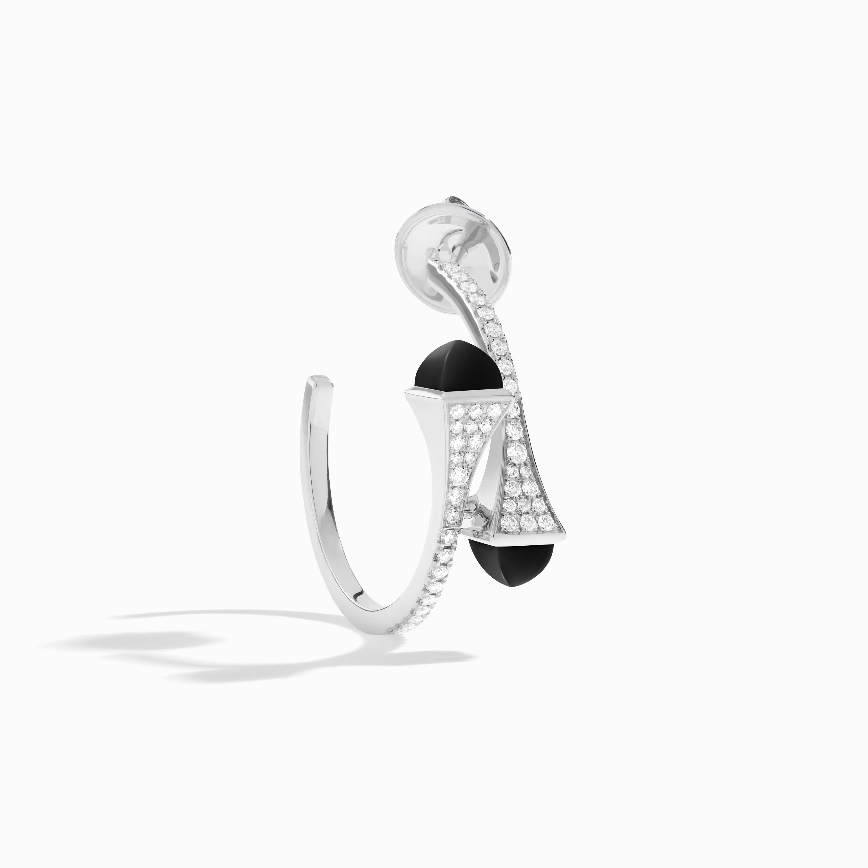 Cleo Diamond Small Hoop Earrings — фото 104