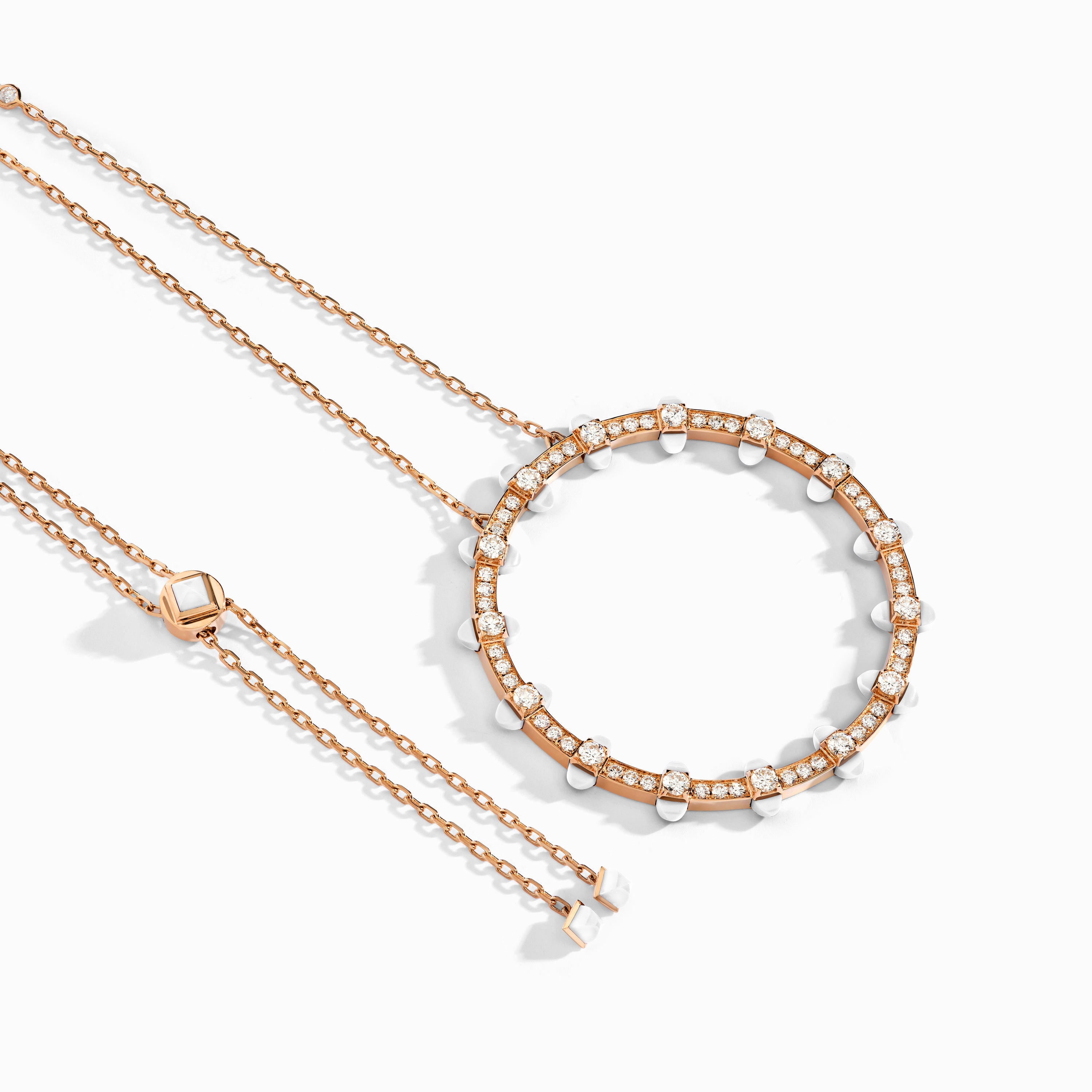 Tip-Top Diamond Halo Necklace — фото 6