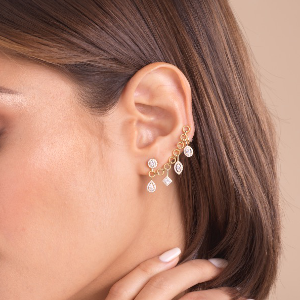 Rock Sway Cuff Earring (Single R) — фото 5