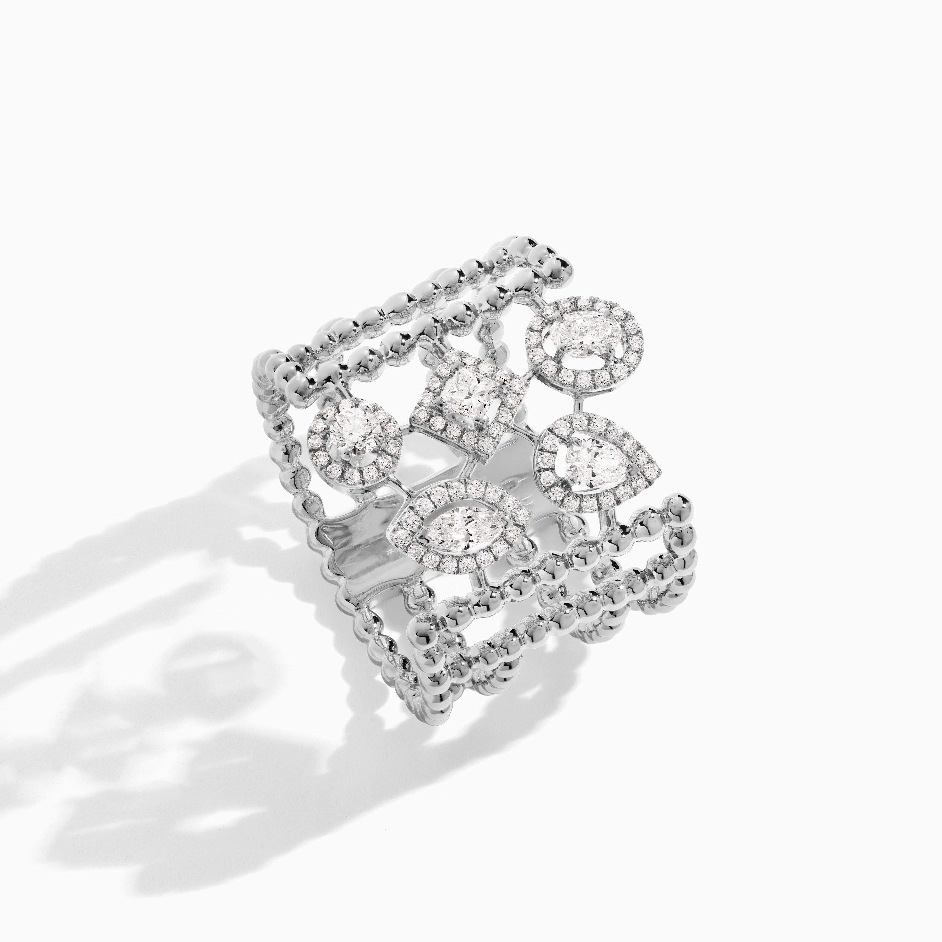 Rock Multi-Strand Ring