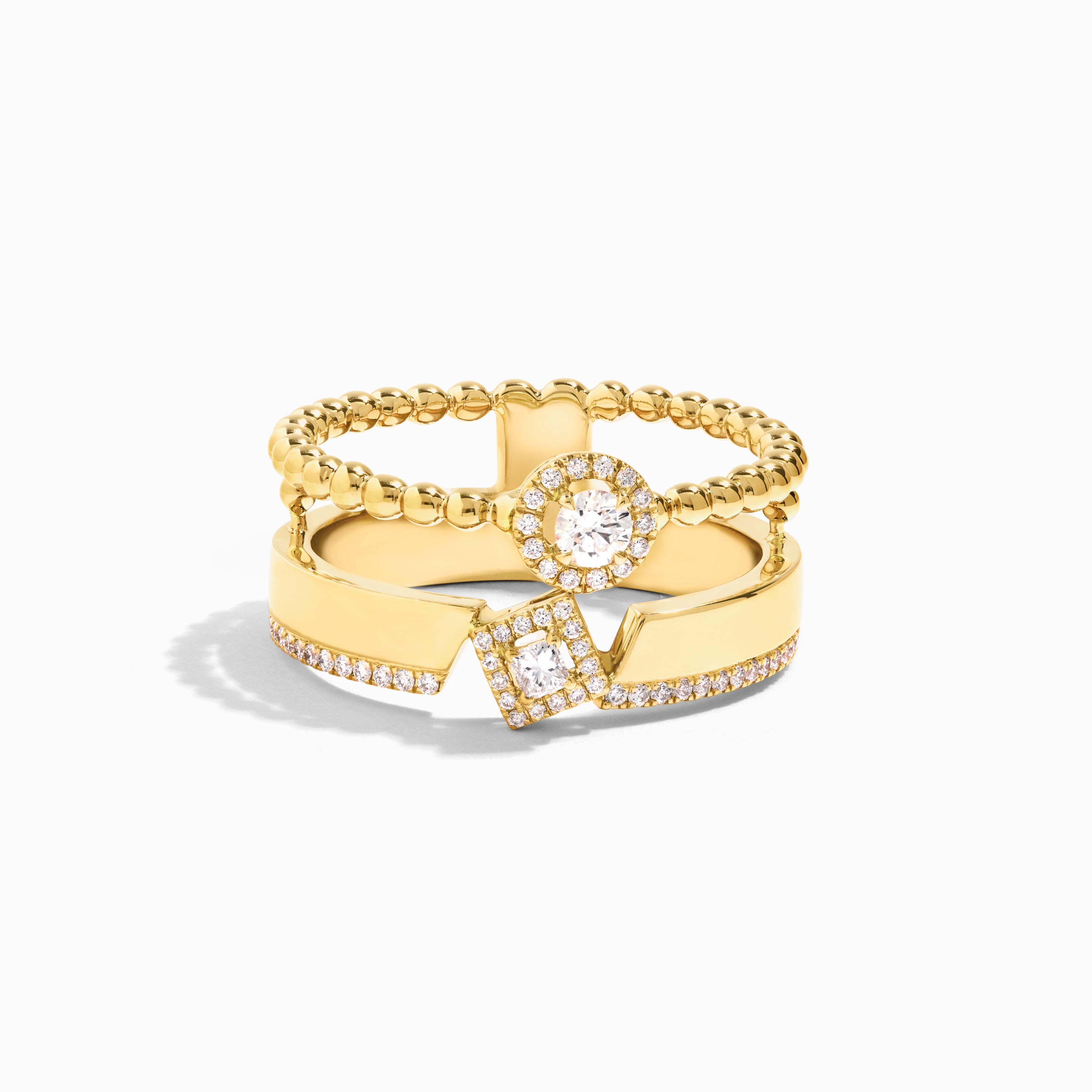 Rock Mix Double-Strand Ring — фото 2