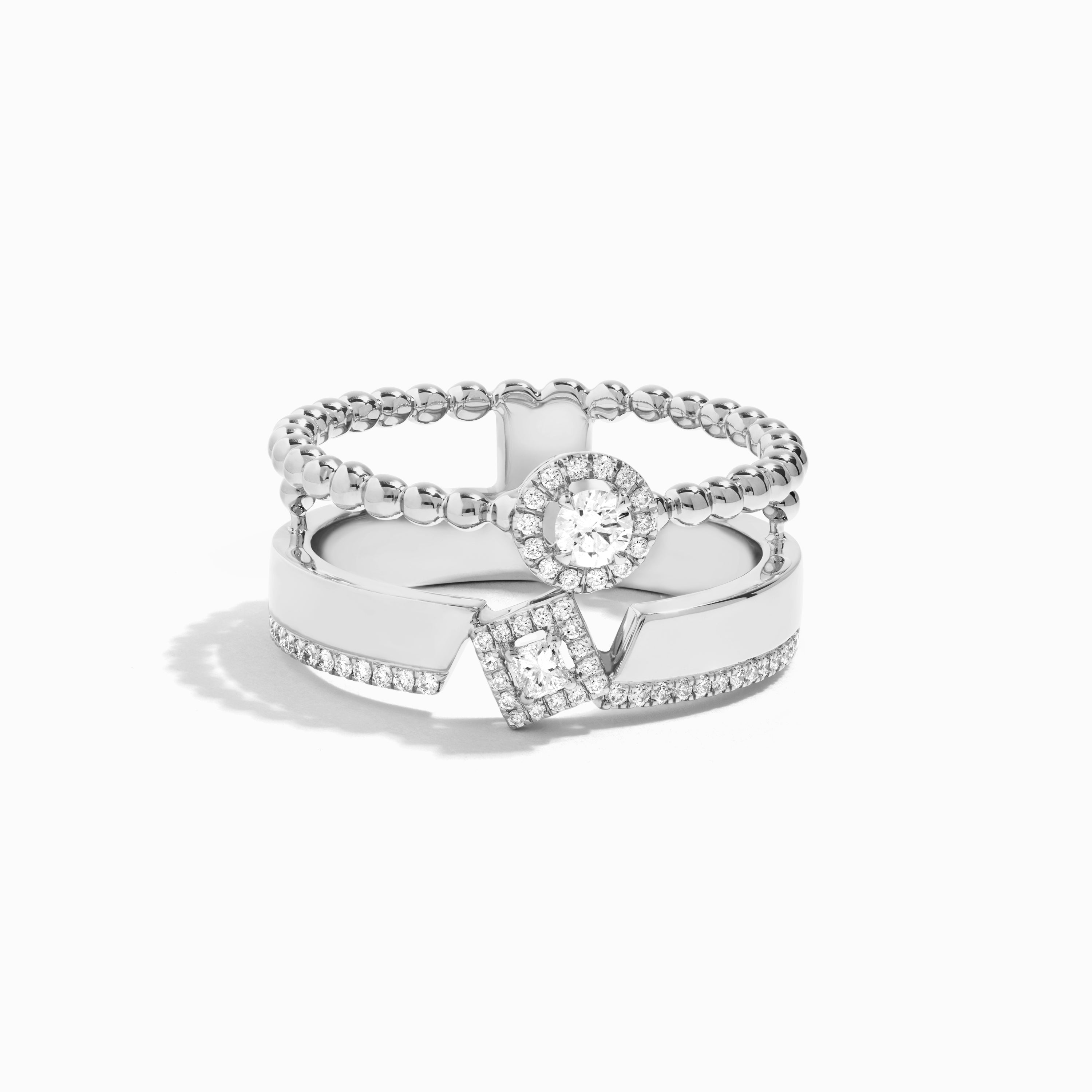 Rock Mix Double-Strand Ring — фото 12