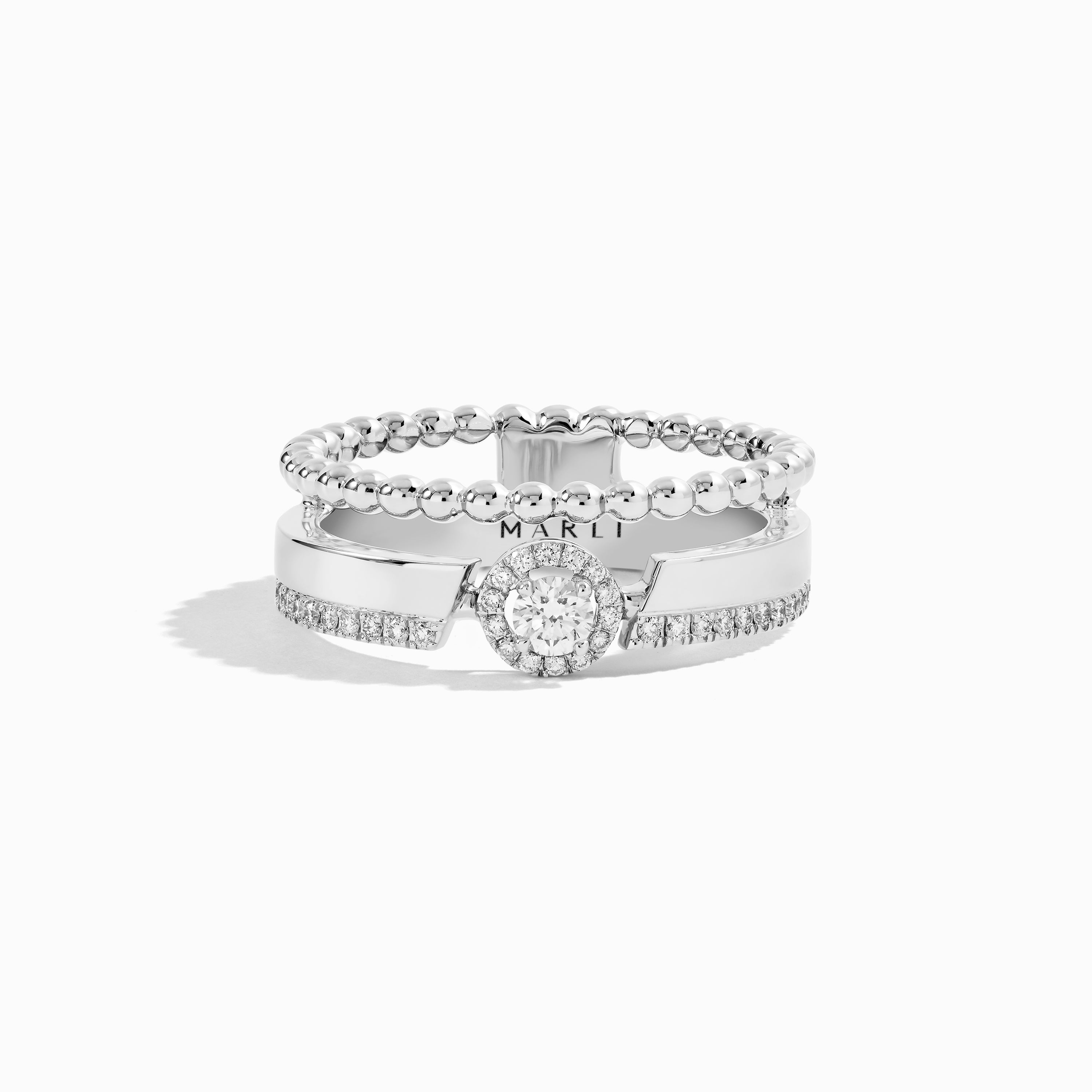 Rock Circle Double-Strand Ring — фото 5
