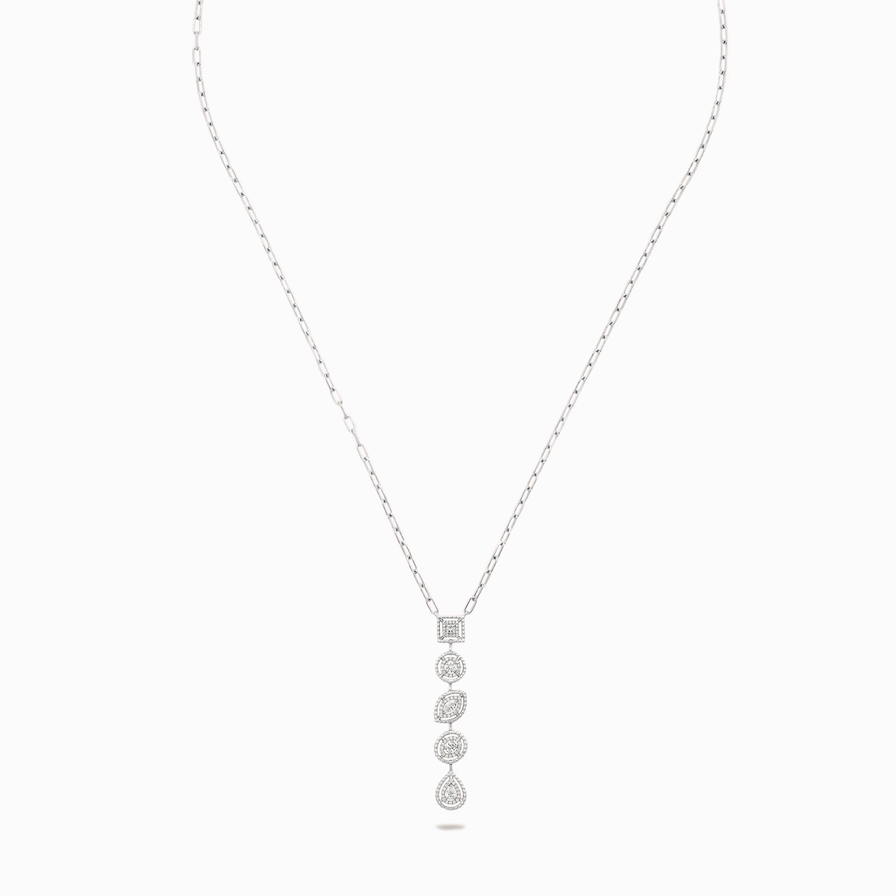 Rock Drop Chain Necklace