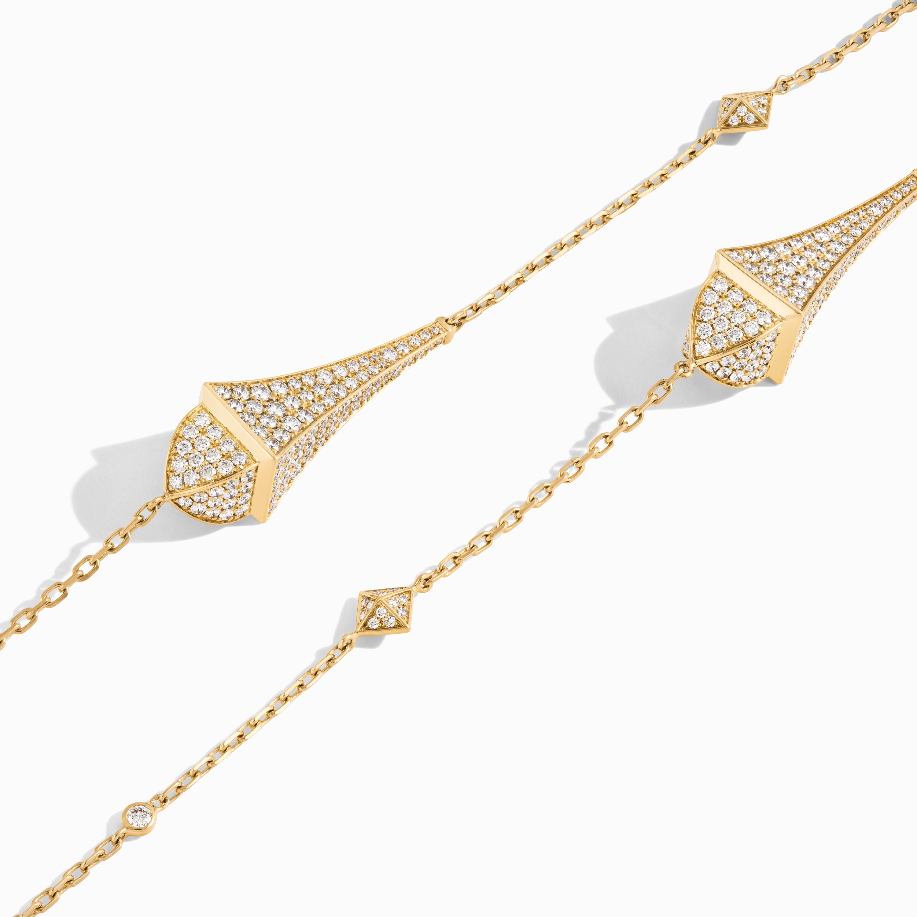 Cleo Long Chain Statement Necklace — фото 2