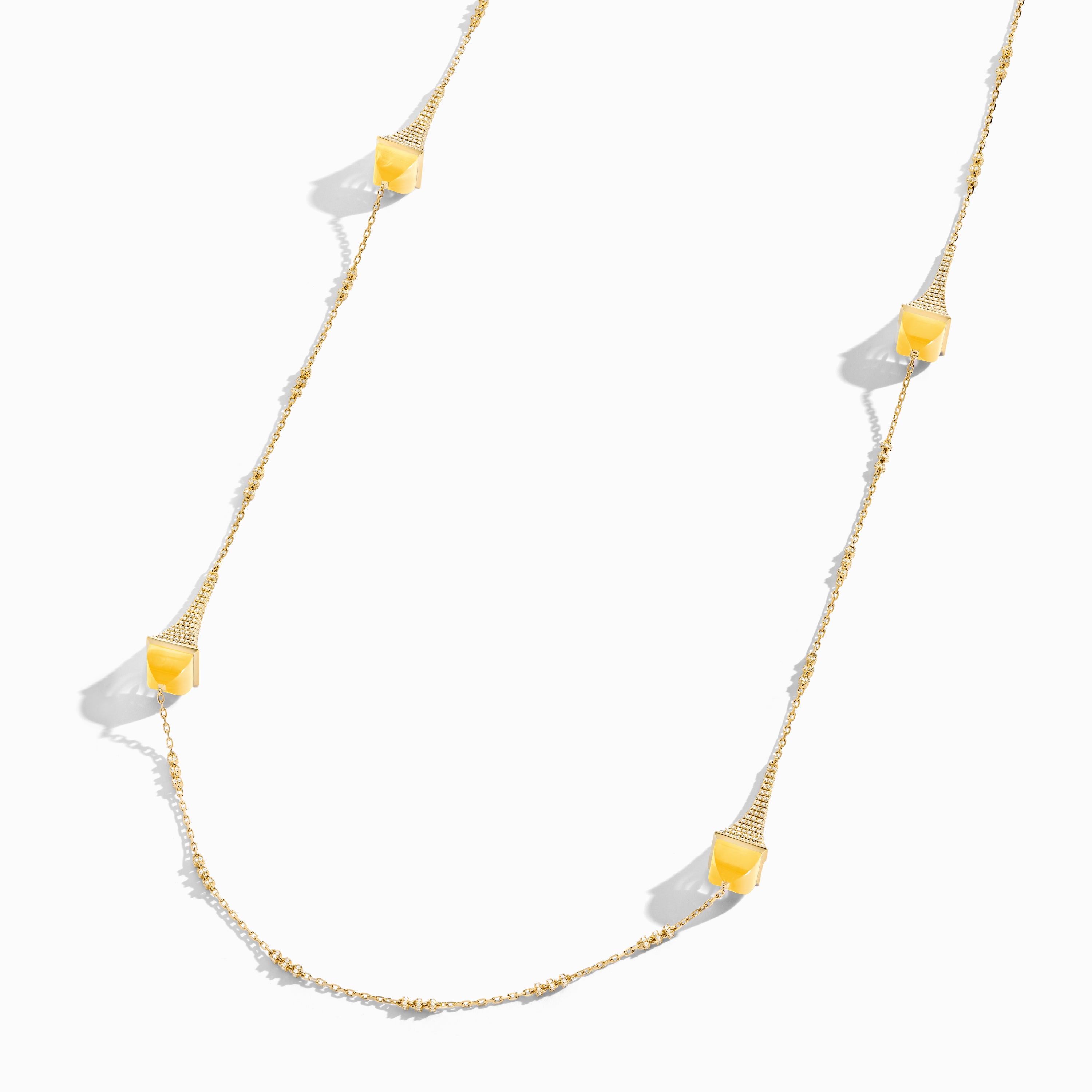 Cleo Rev Diamond Long Chain Necklace — фото 24