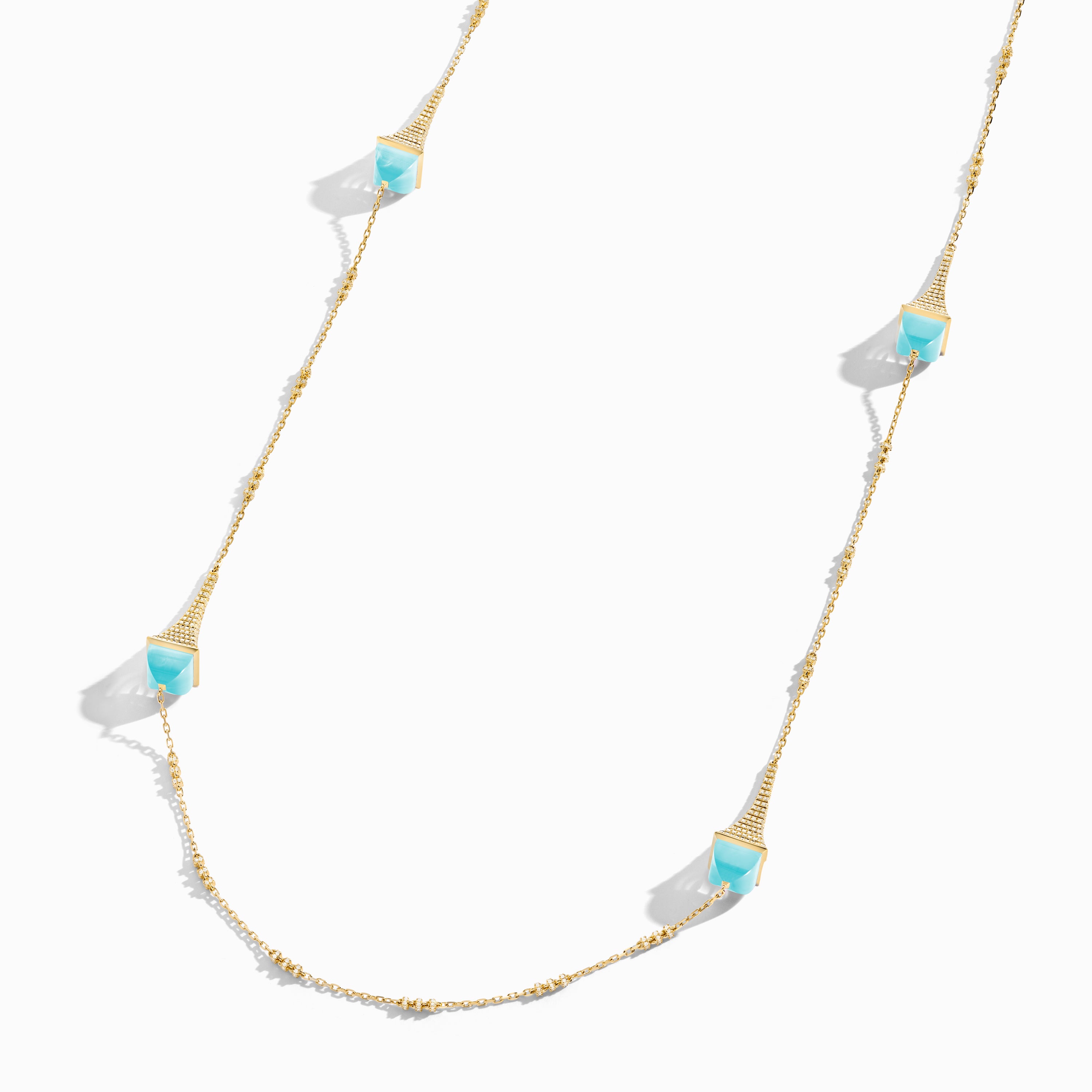 Cleo Rev Diamond Long Chain Necklace — фото 4