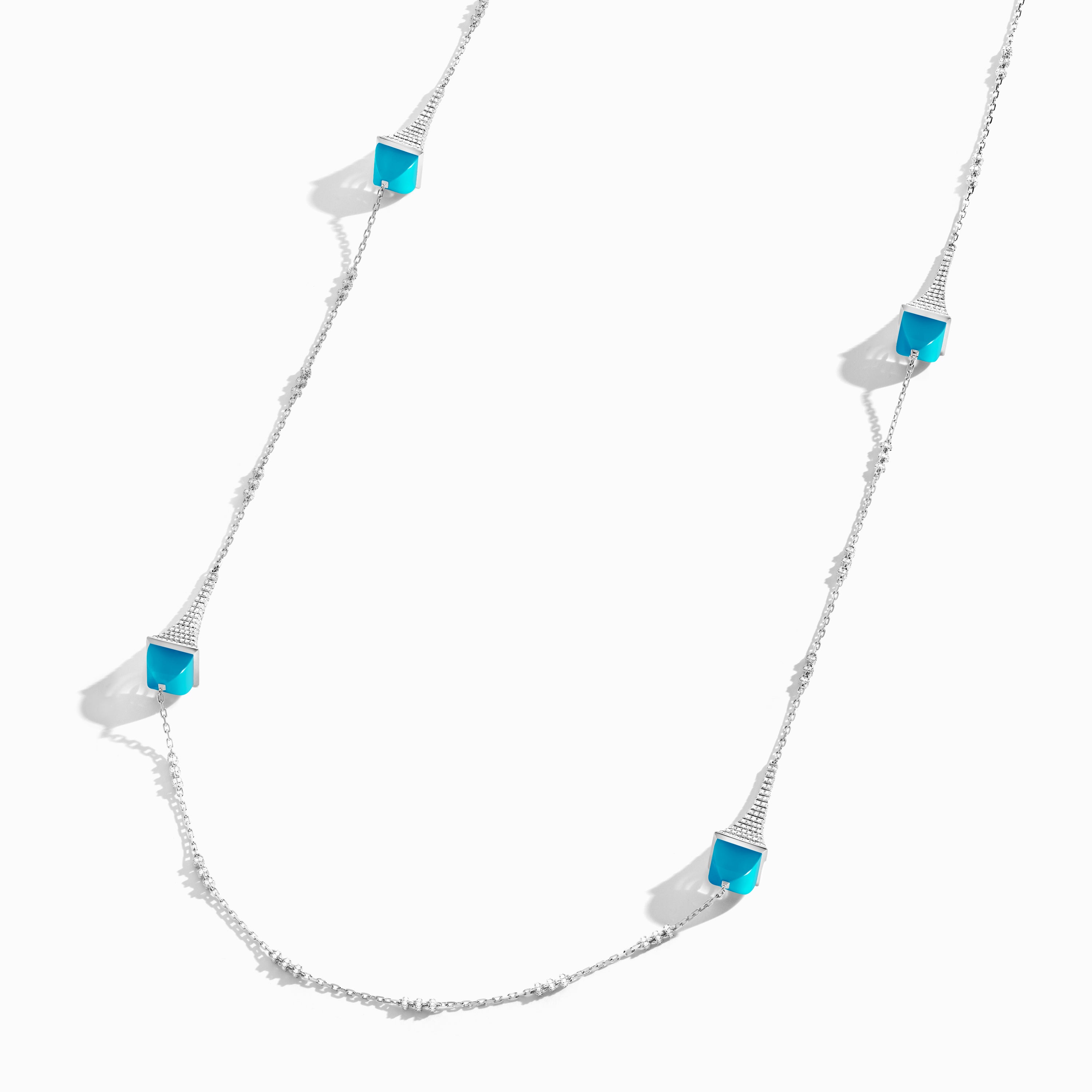 Cleo Rev Diamond Long Chain Necklace — фото 73