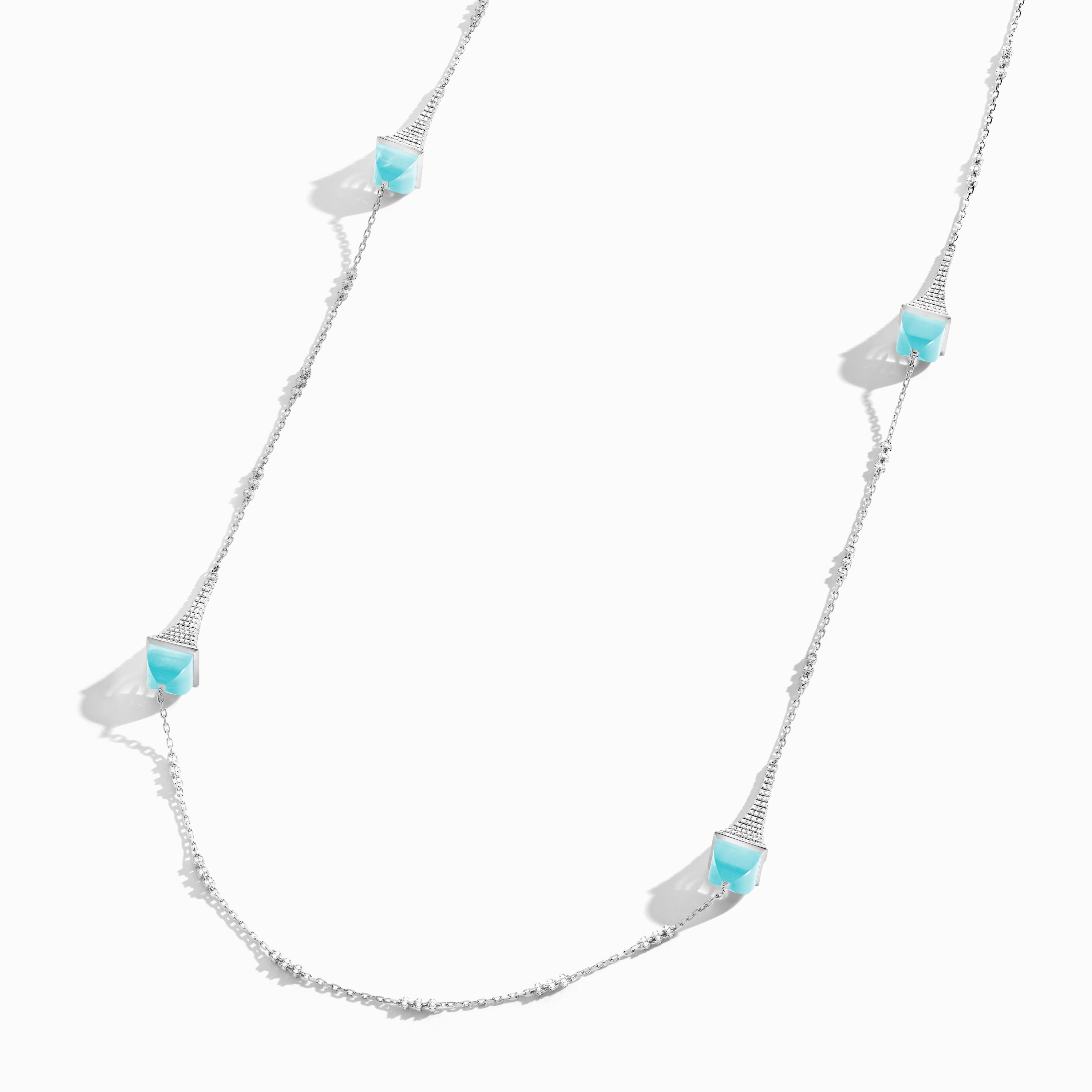 Cleo Rev Diamond Long Chain Necklace — фото 66
