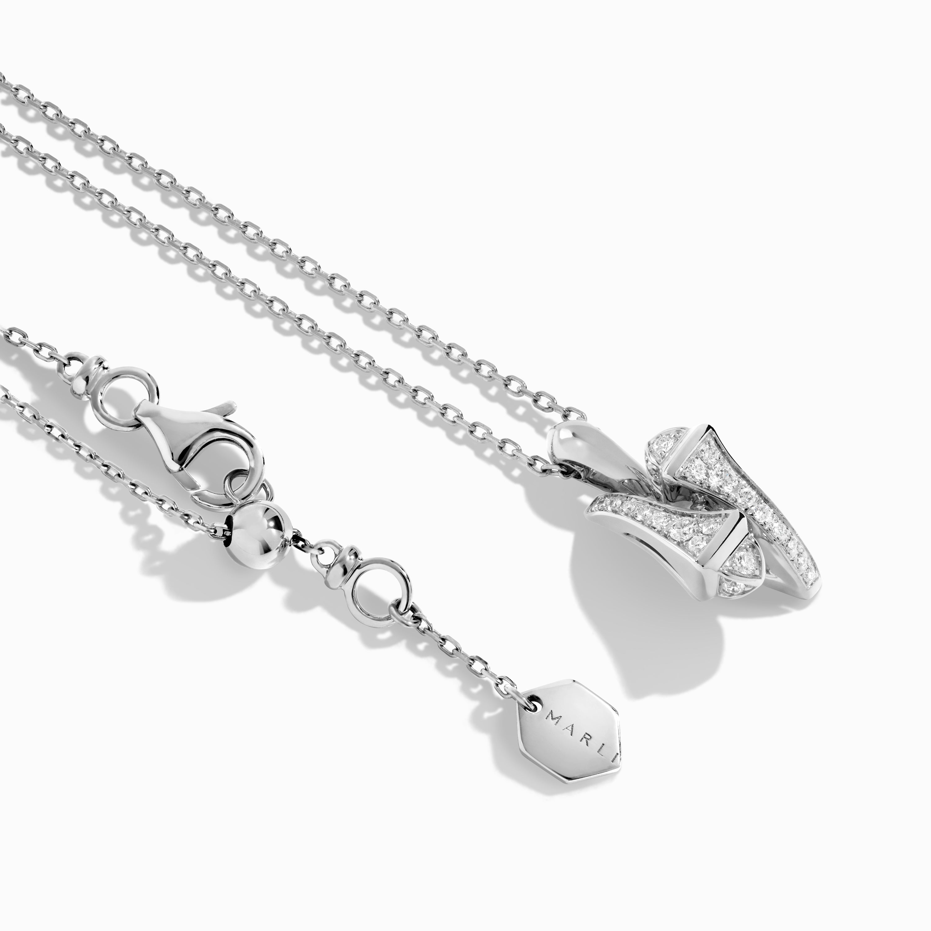 Cleo Full Diamond Huggie Pendant — фото 8