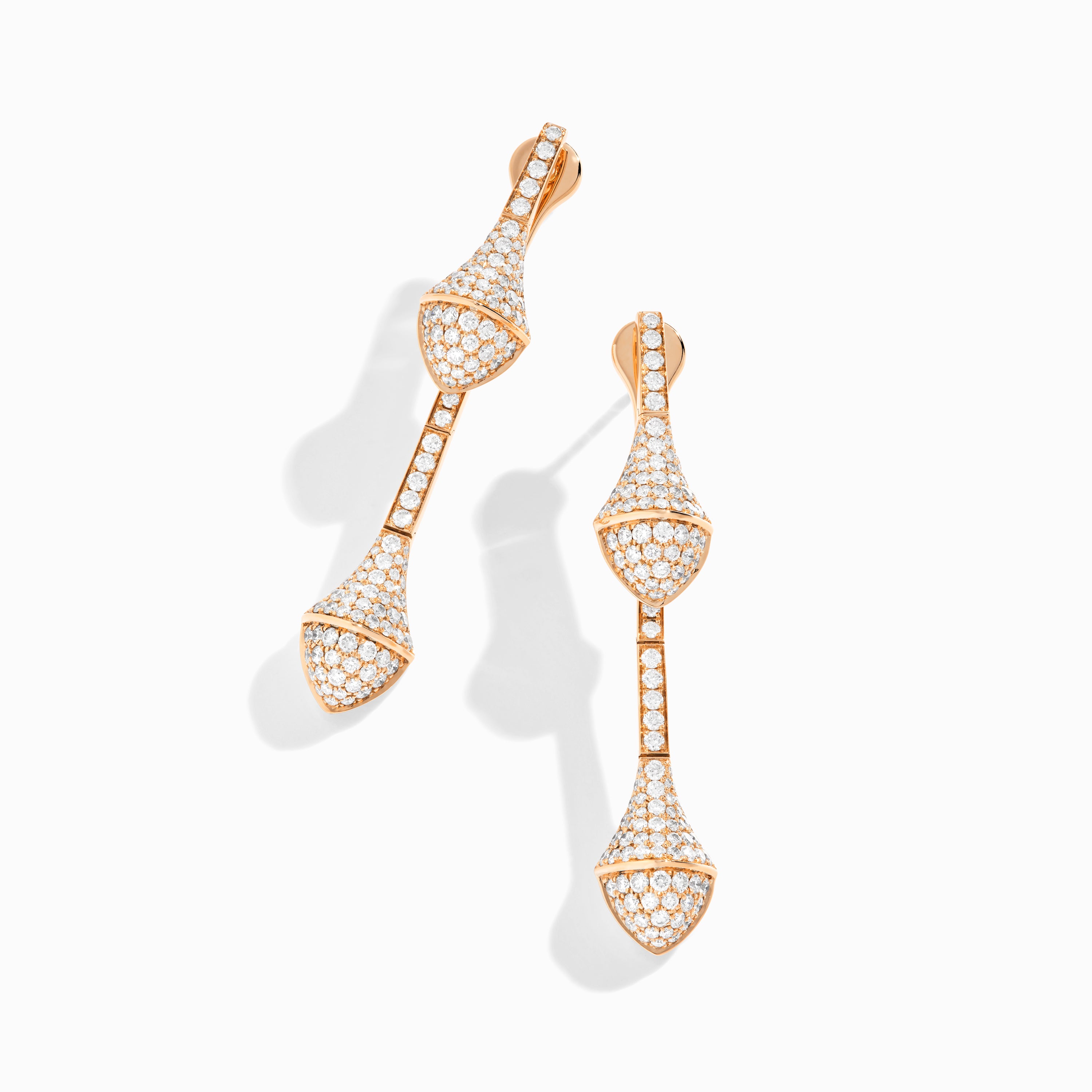 Cleo Full Diamond Drop Earrings — фото 7