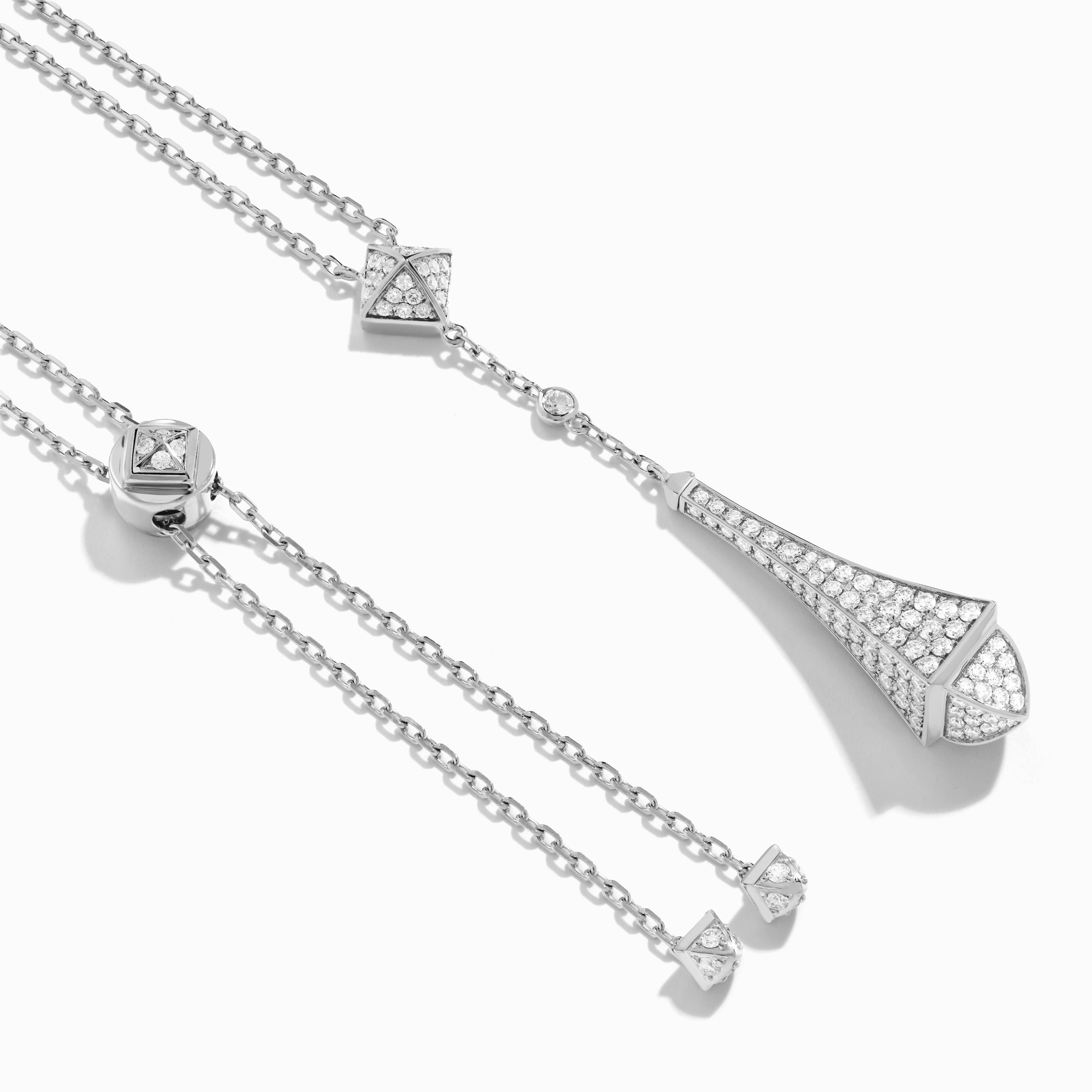 Cleo Full Diamond Teardrop Pendant — фото 2
