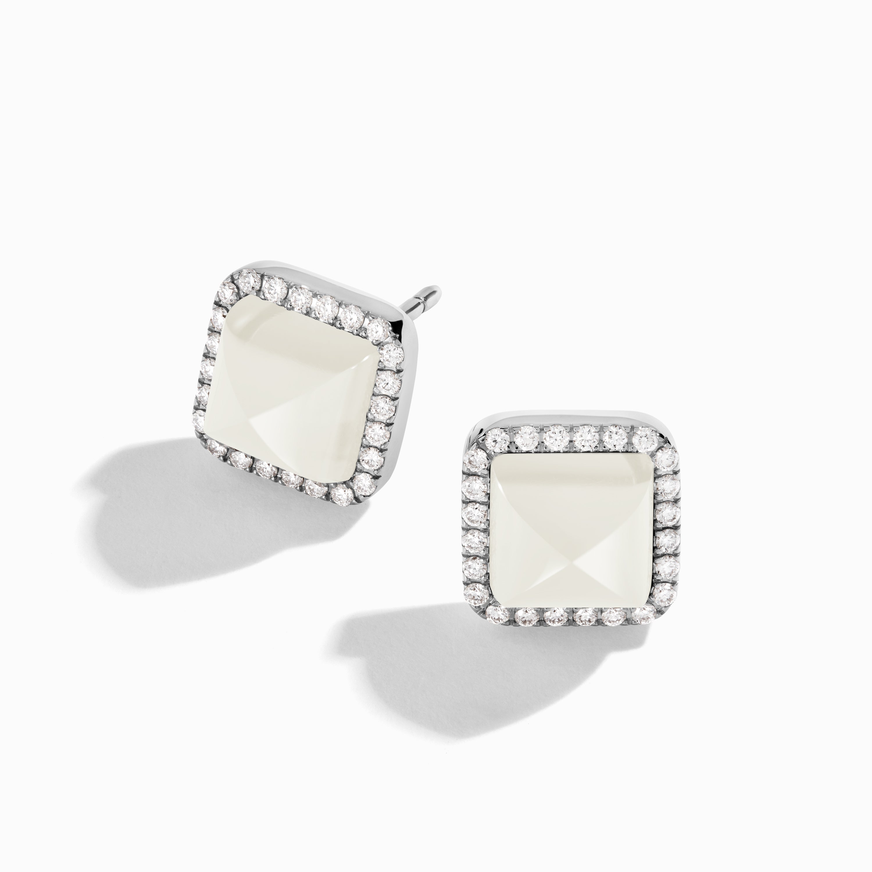 Cleo Diamond Stud Pyramid Earrings — фото 13