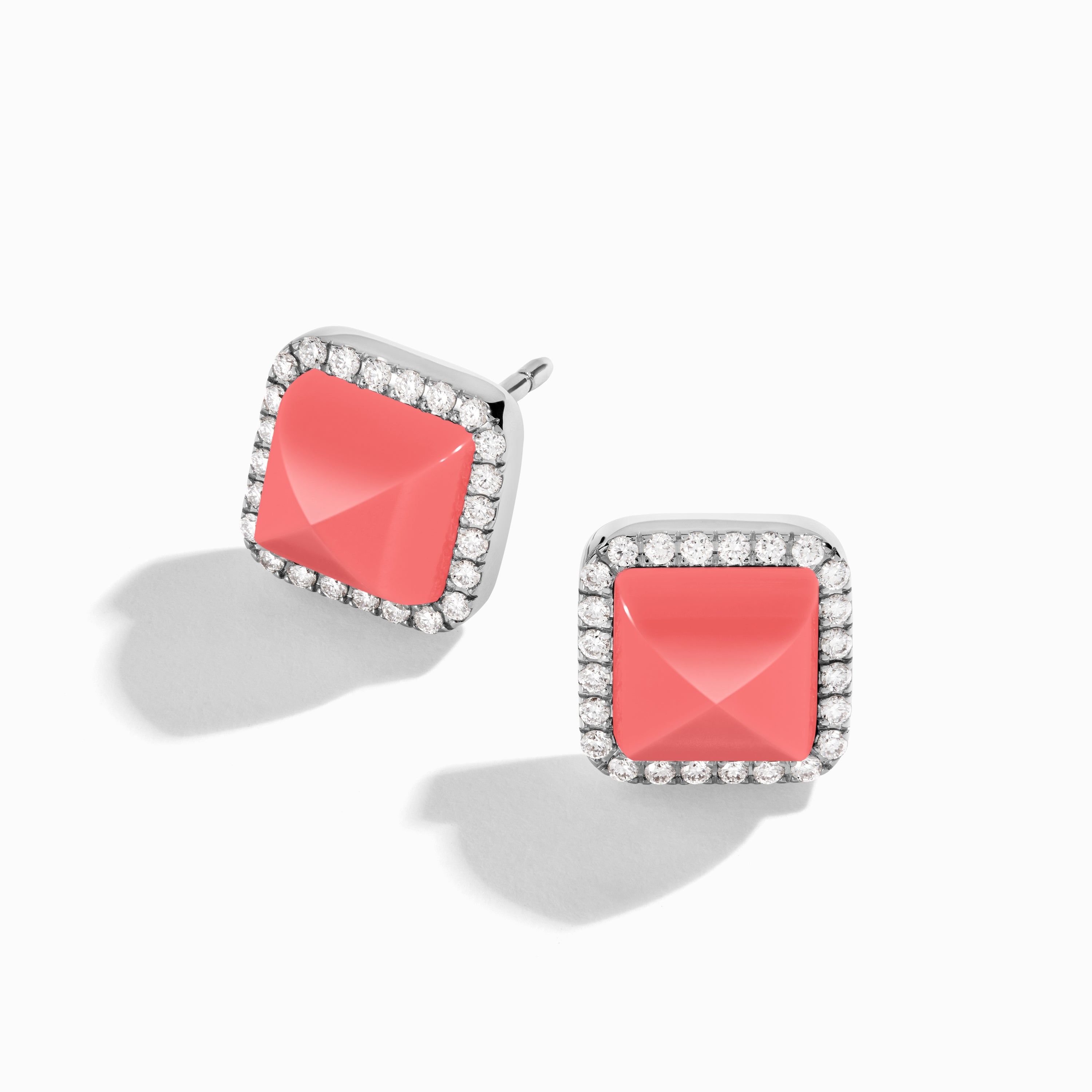 Cleo Diamond Stud Pyramid Earrings — фото 16