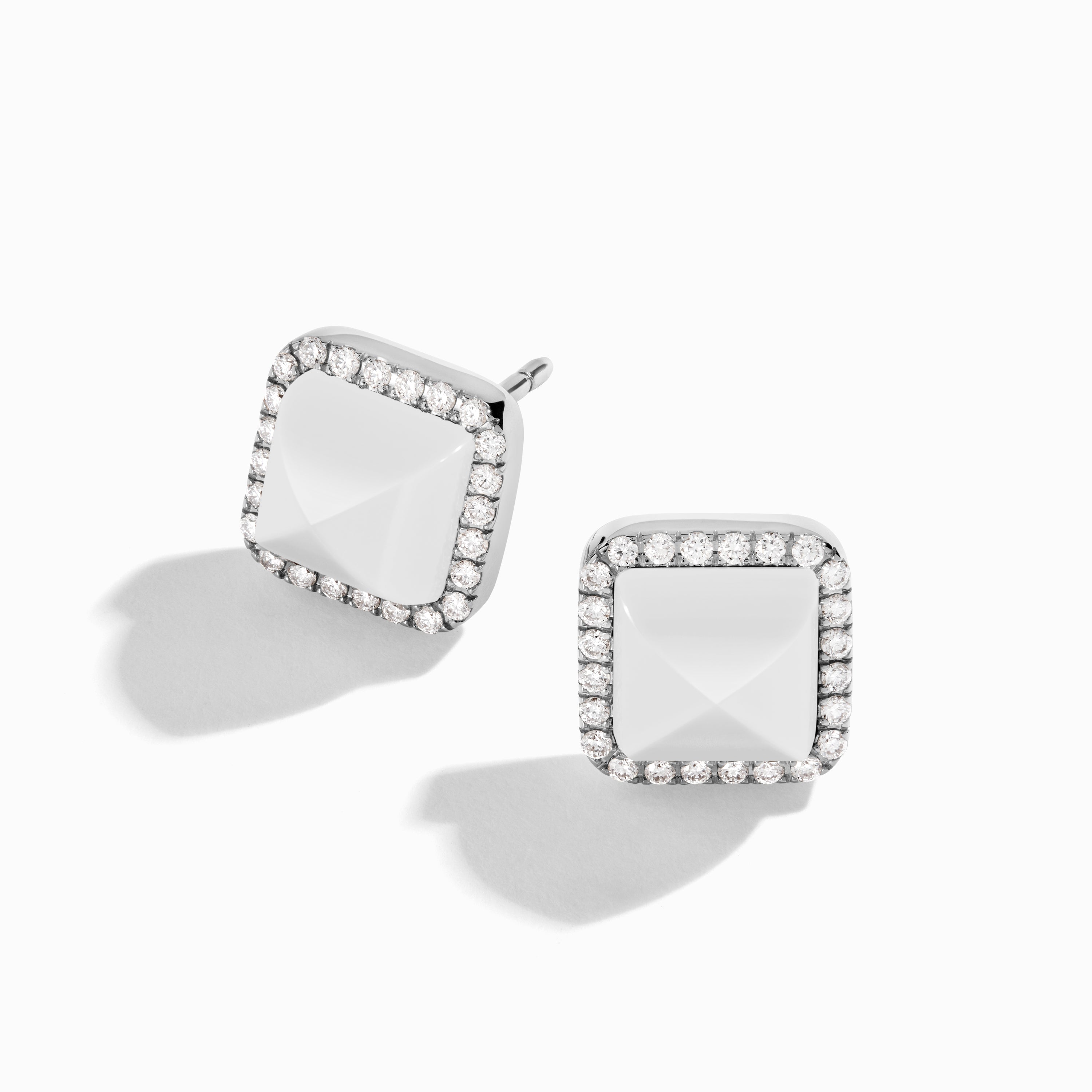 Cleo Diamond Stud Pyramid Earrings — фото 28