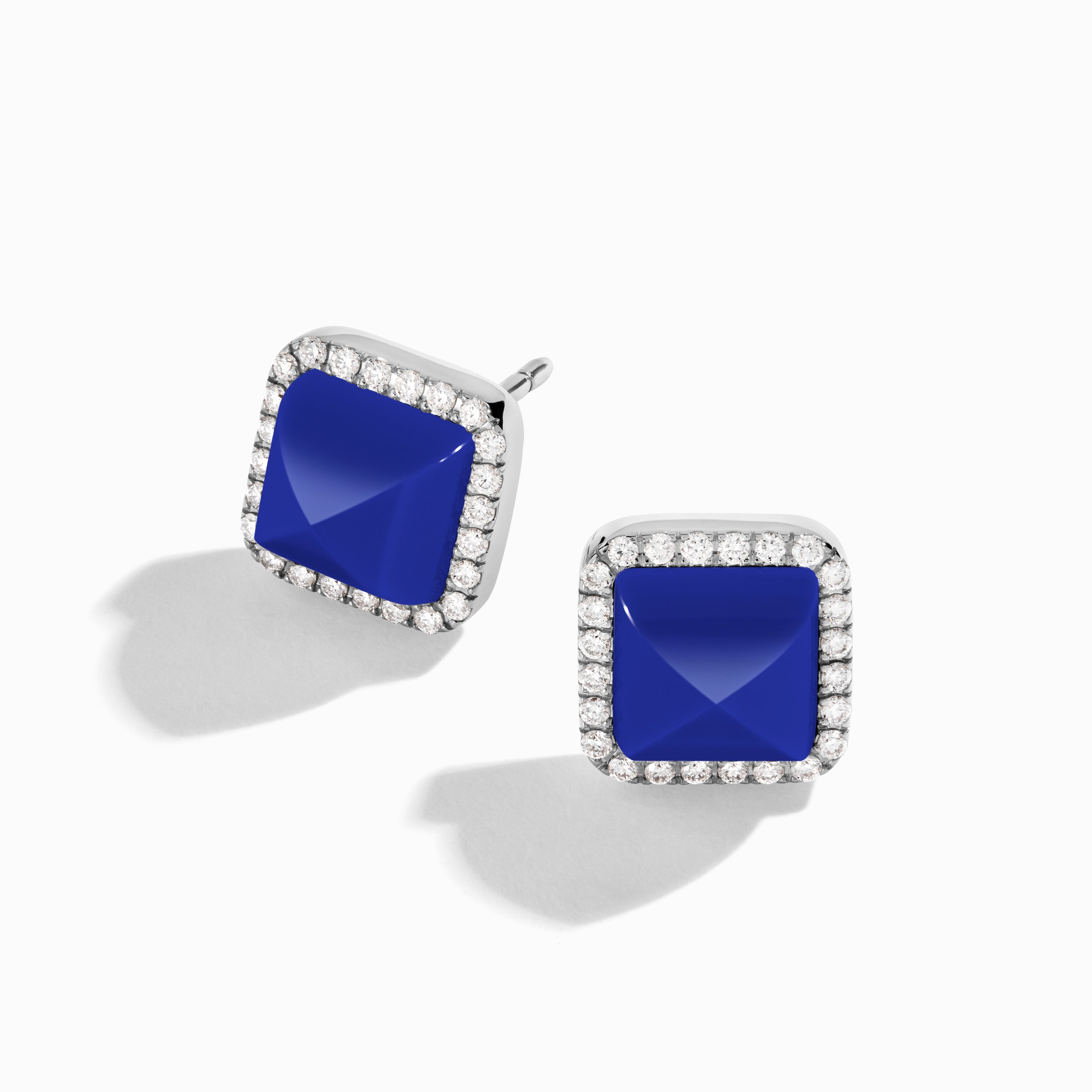 Cleo Diamond Stud Pyramid Earrings — фото 31