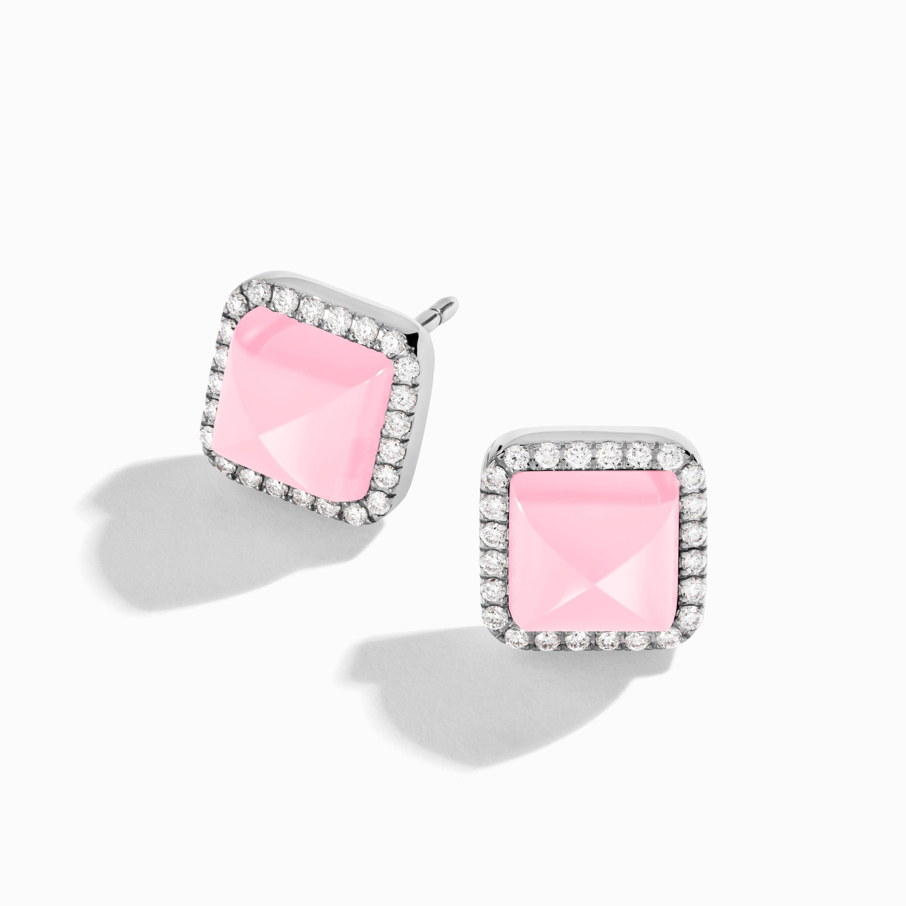 Cleo Diamond Stud Pyramid Earrings — фото 4
