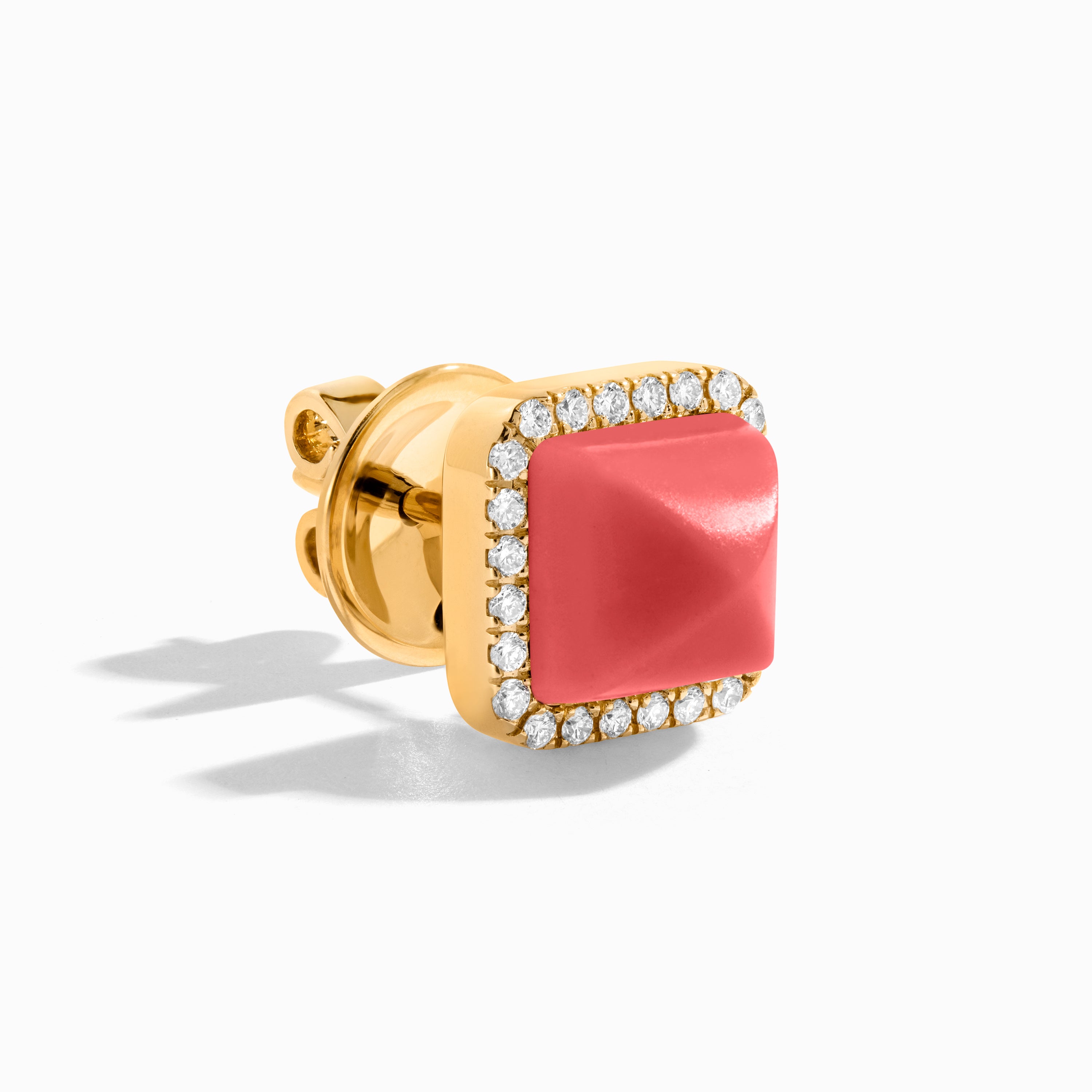 Cleo Diamond Stud Pyramid Earrings — фото 40