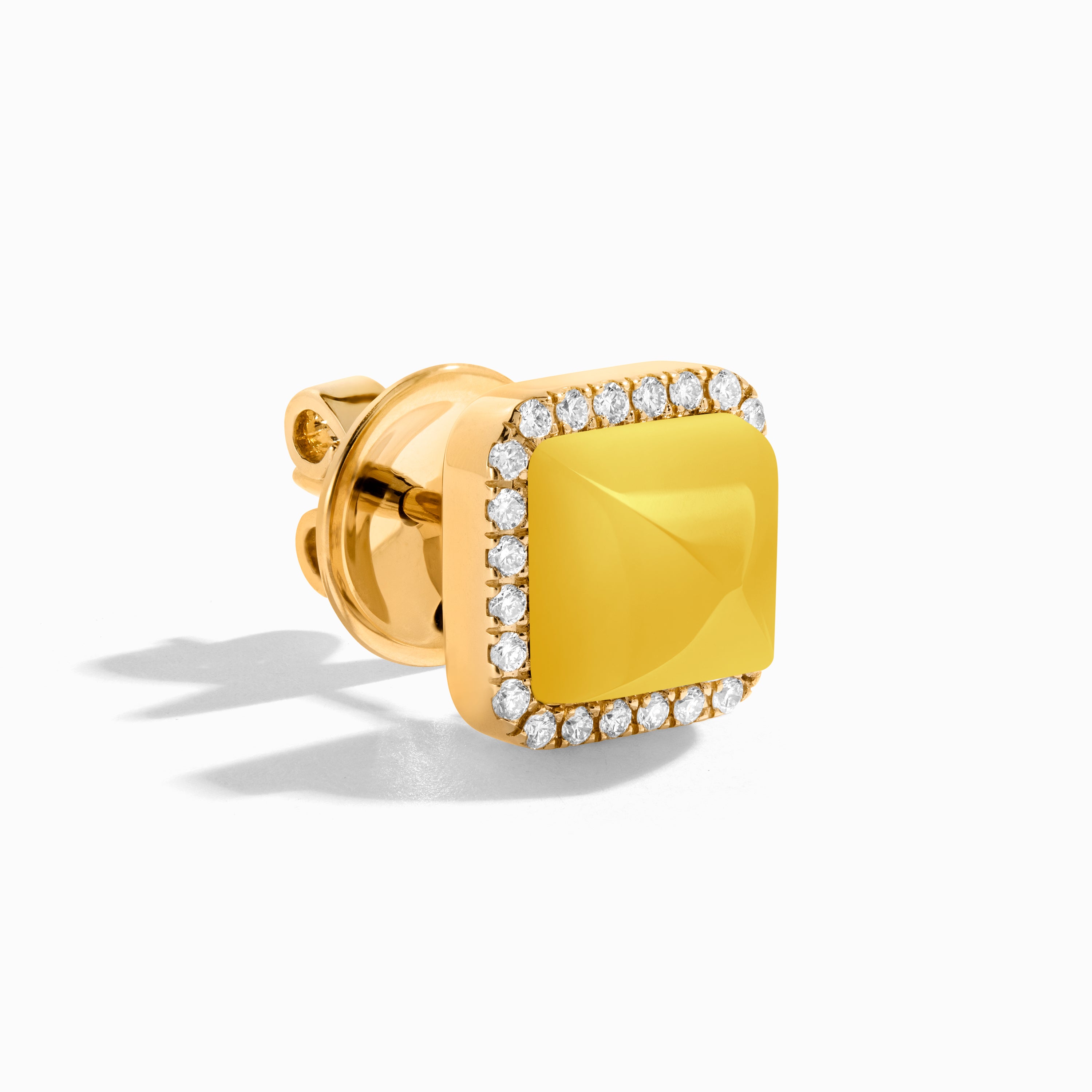 Cleo Diamond Stud Pyramid Earrings — фото 45