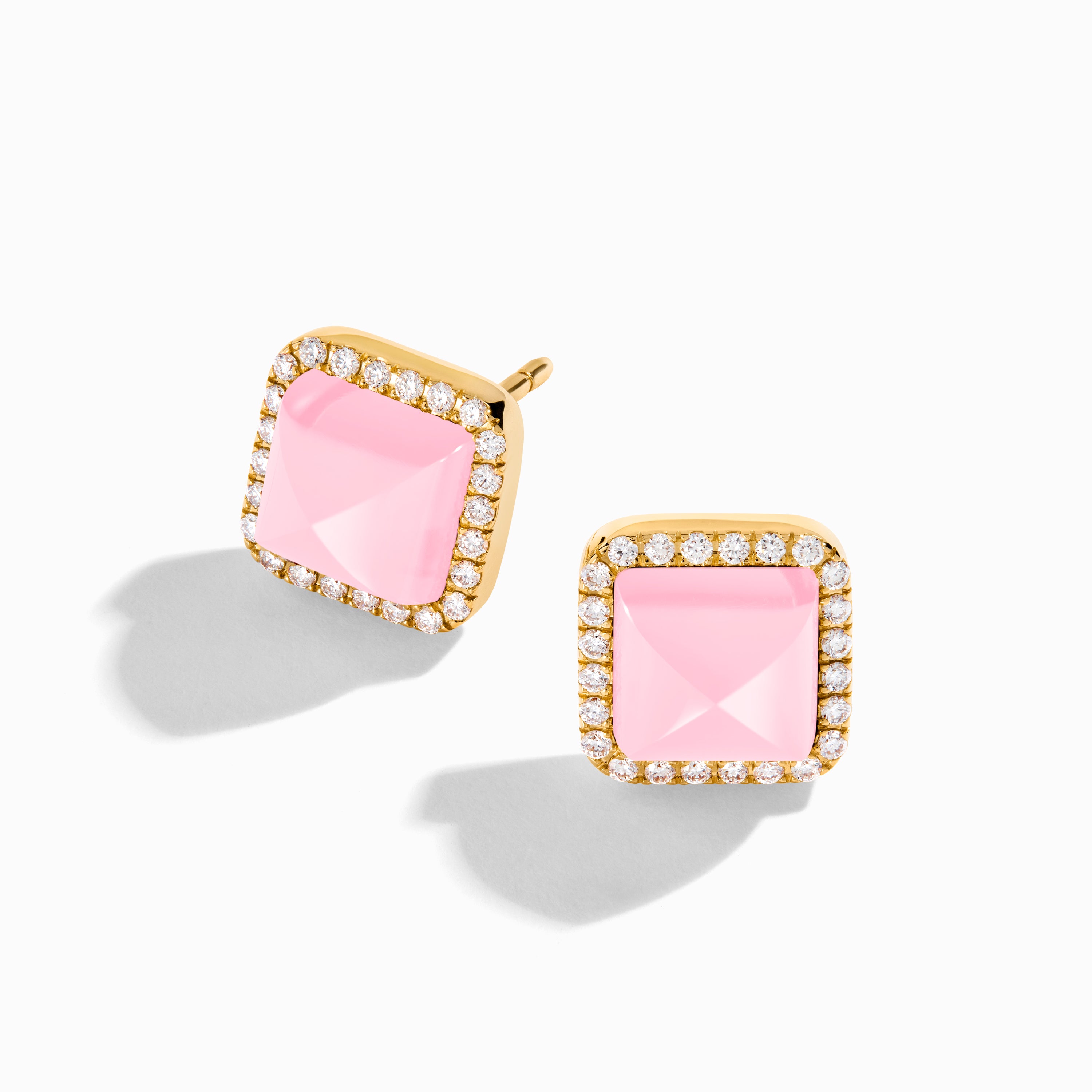 Cleo Diamond Stud Pyramid Earrings — фото 50