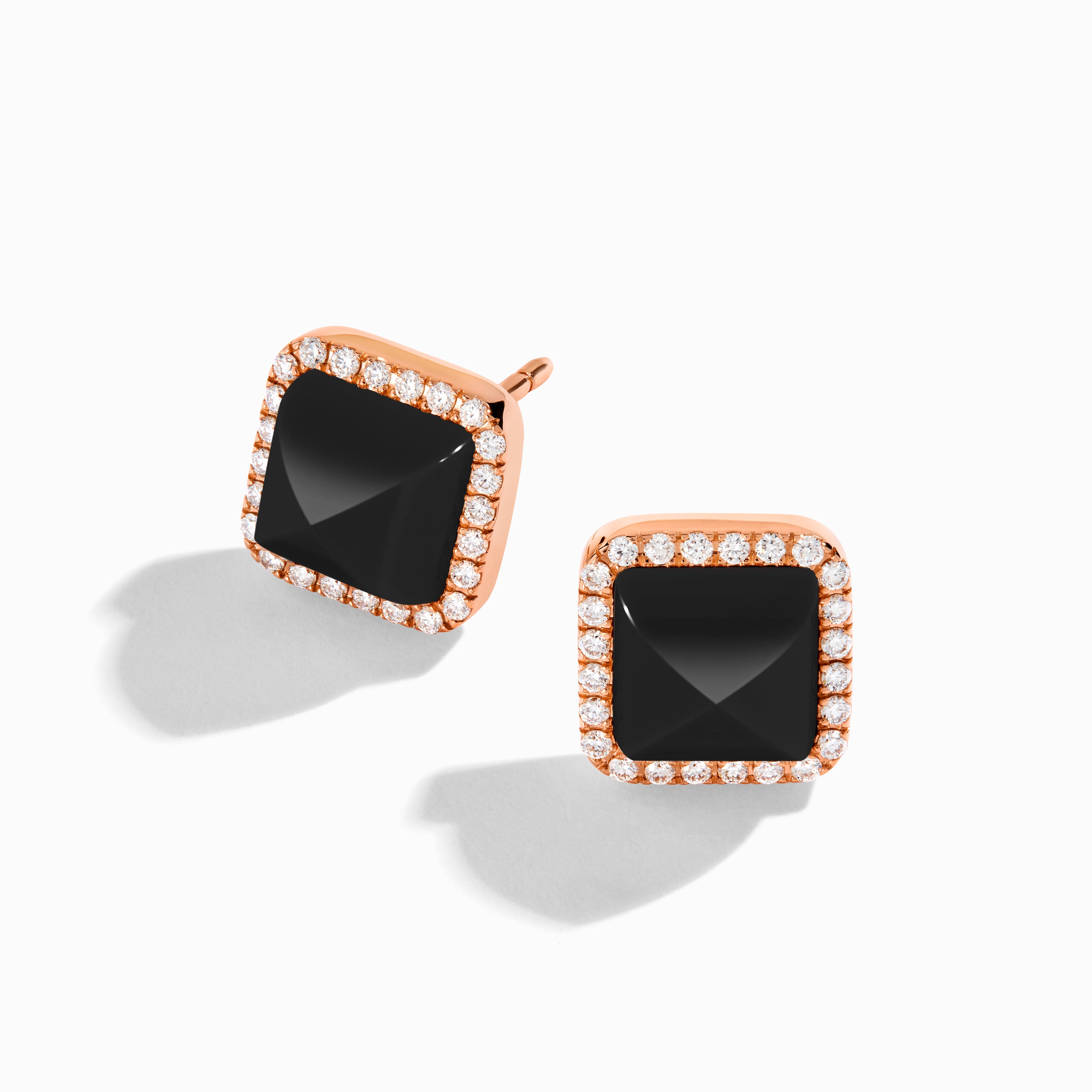 Cleo Diamond Stud Pyramid Earrings — фото 79