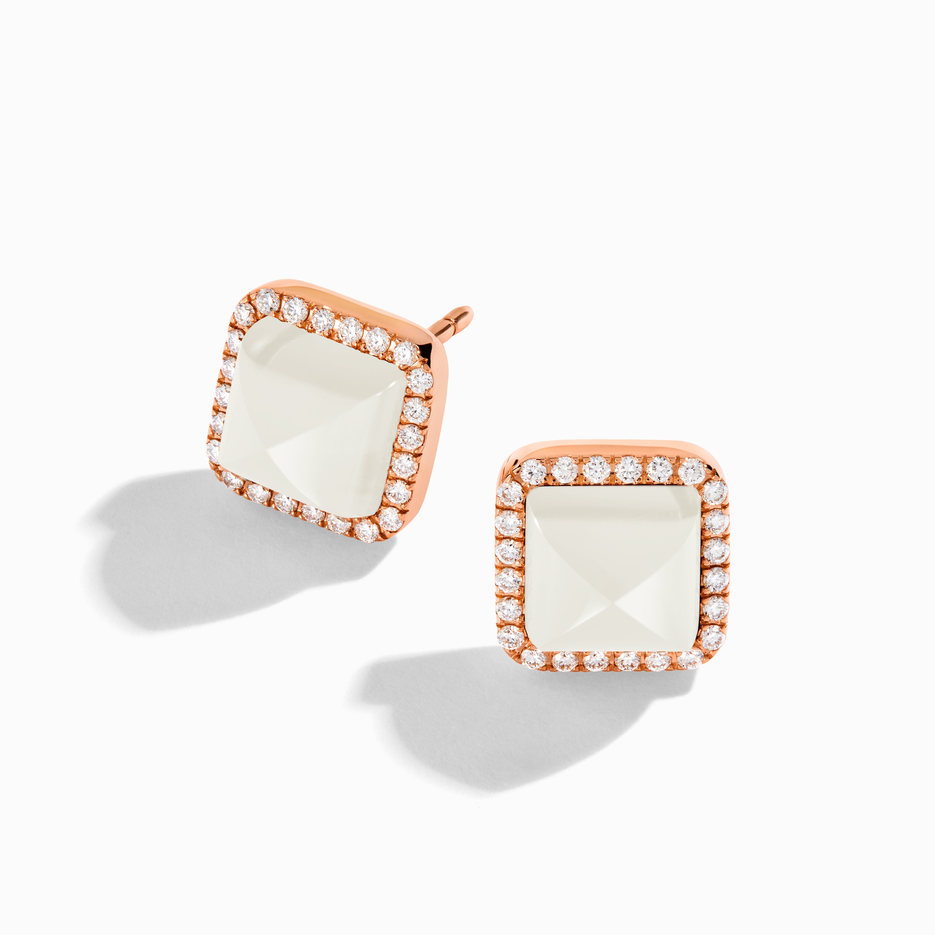 Cleo Diamond Stud Pyramid Earrings — фото 73