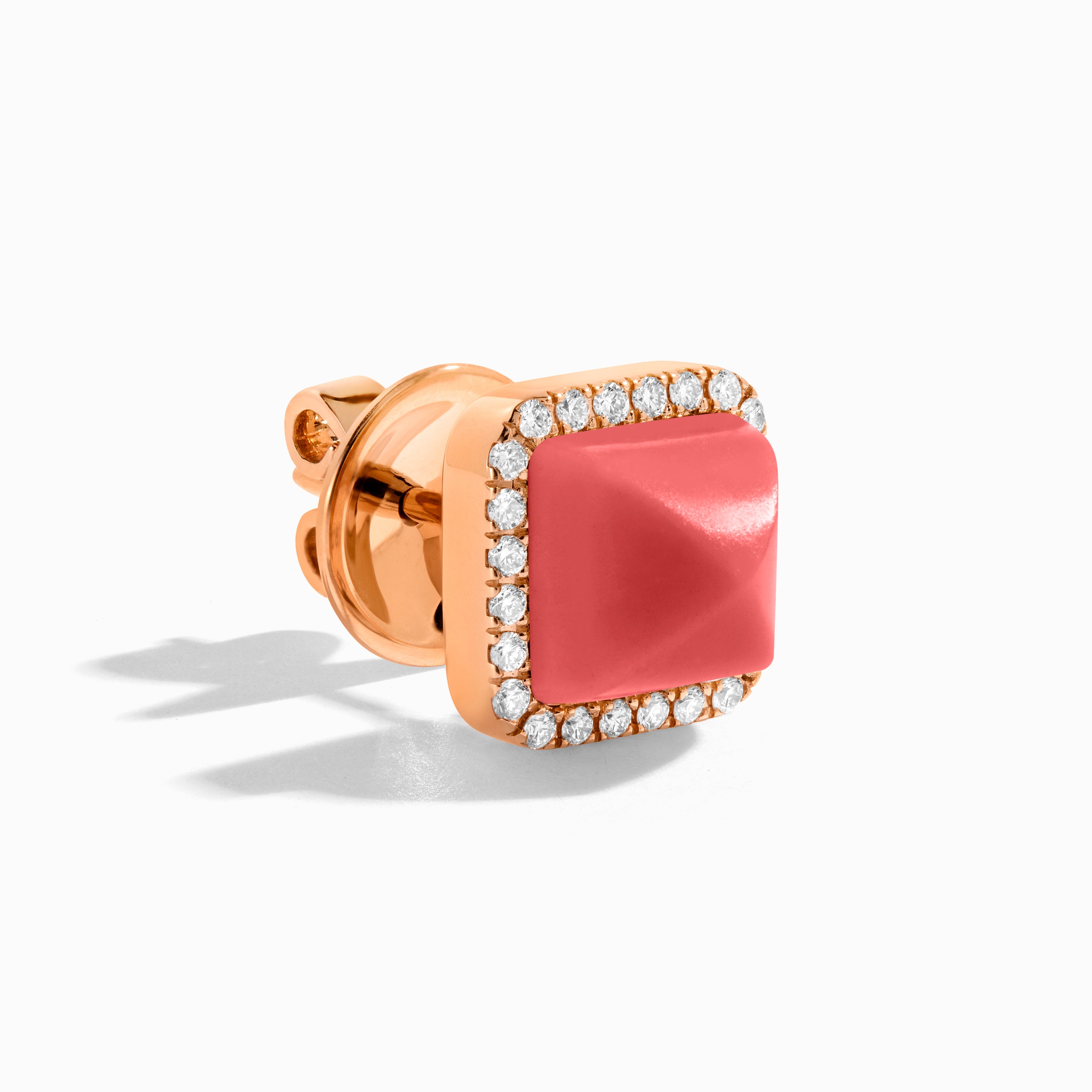 Cleo Diamond Stud Pyramid Earrings — фото 85
