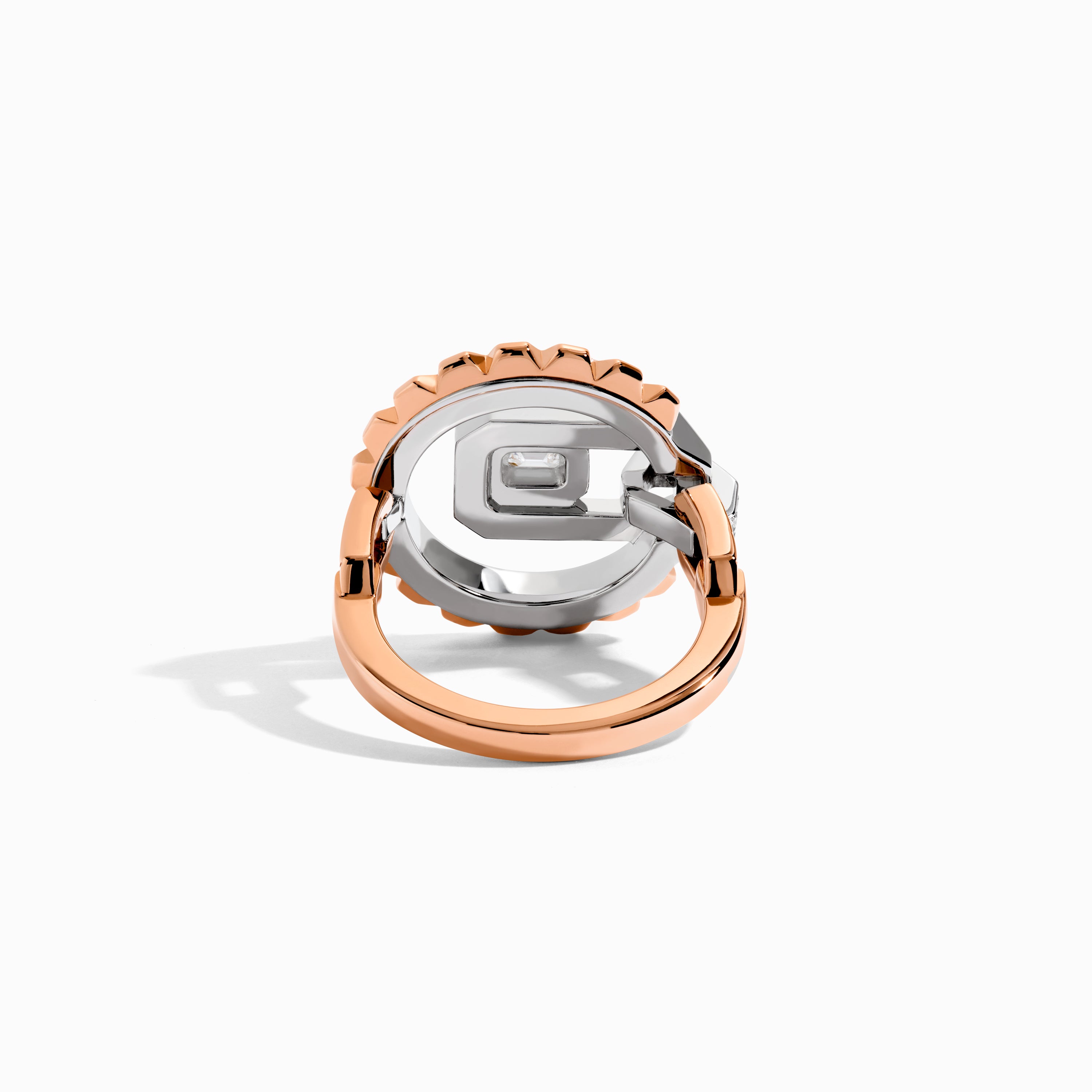 Empire Two-Tone Diamond Ring — фото 3