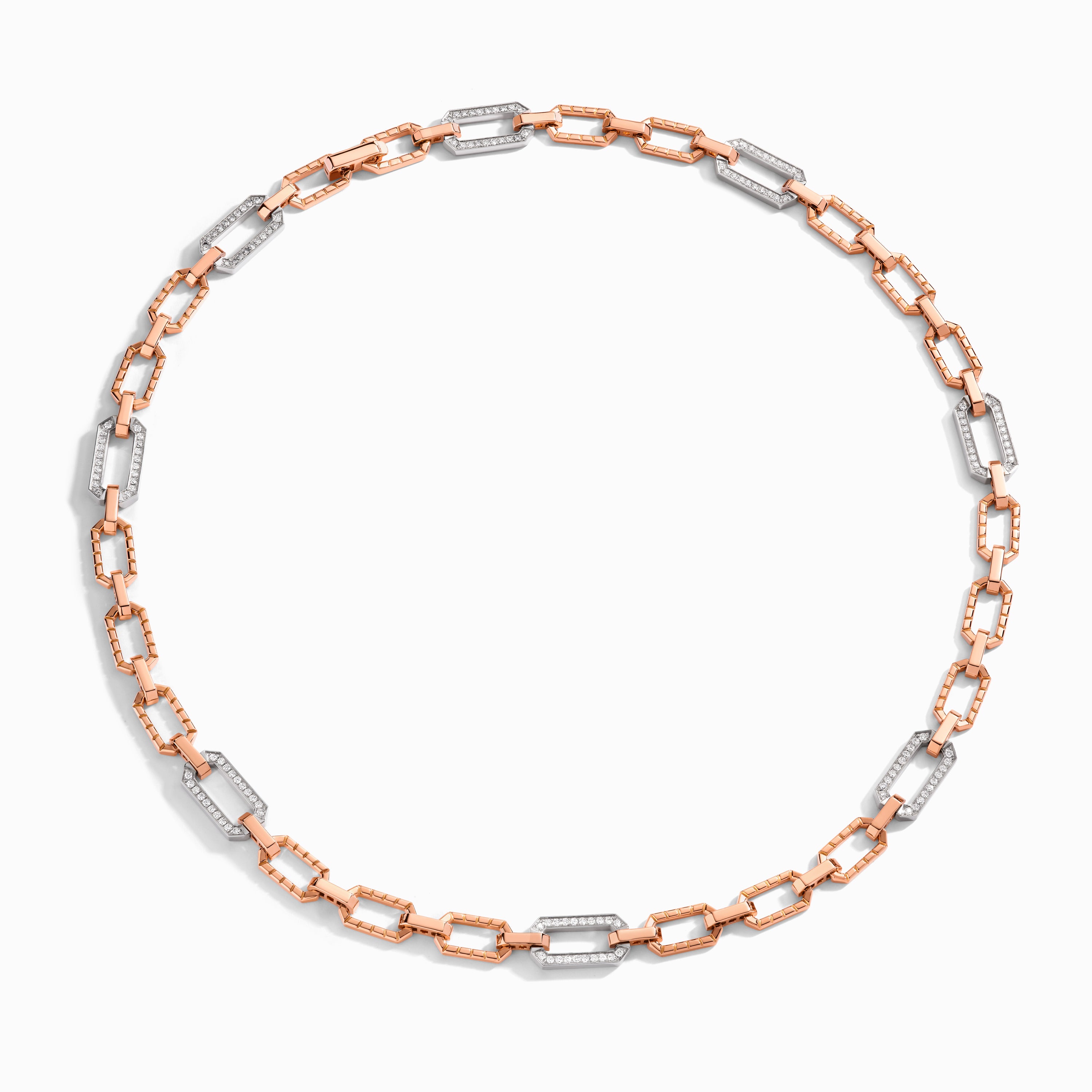 Empire Two-Tone Diamond Statement Pendant Necklace — фото 4