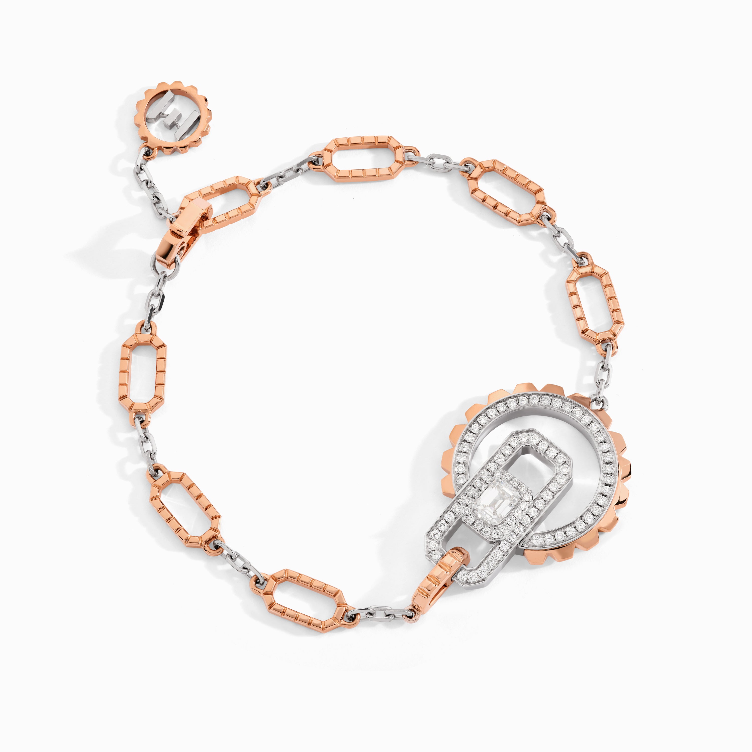 Empire Two-Tone Diamond Bracelet — фото 2