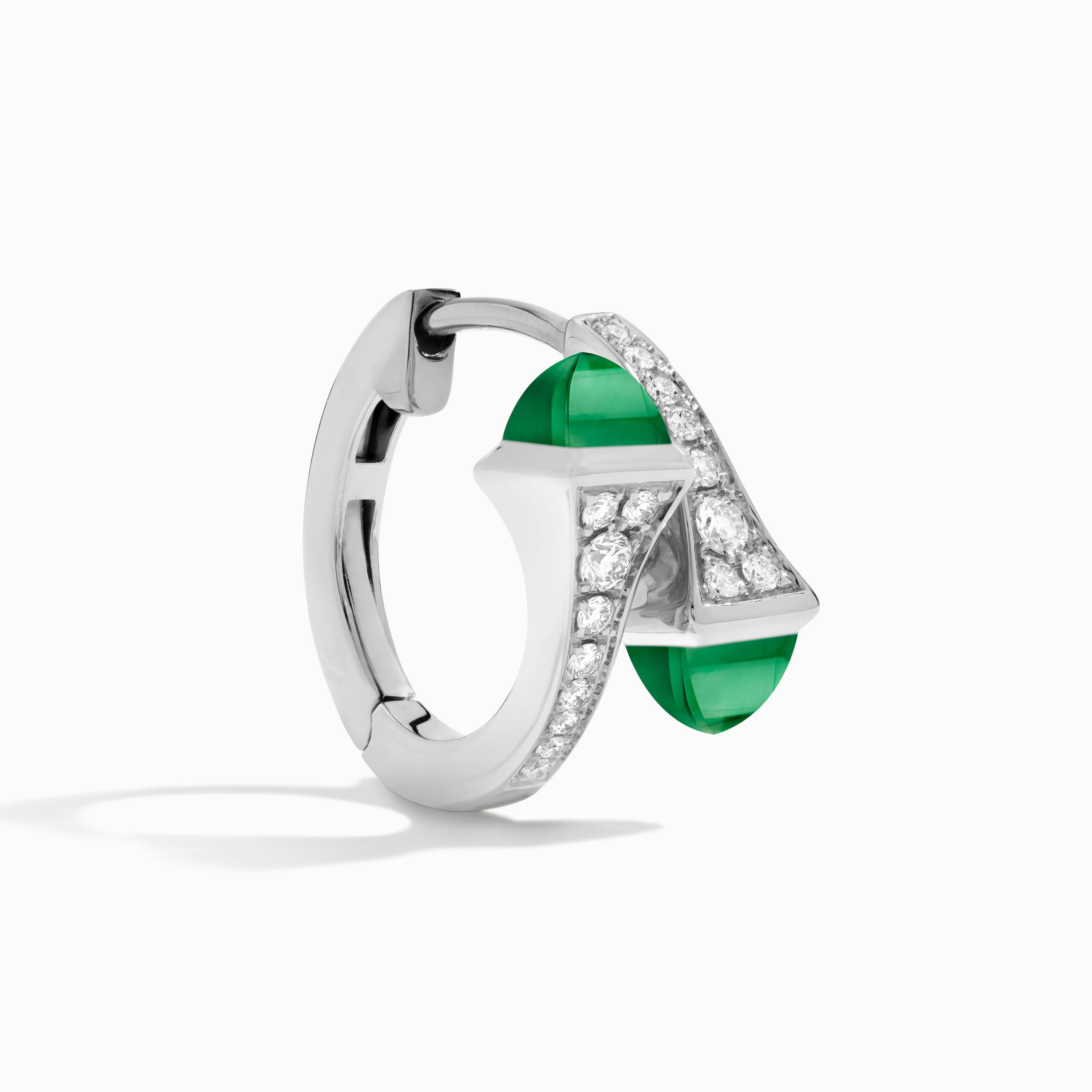 Cleo Diamond Huggie Earrings — фото 48