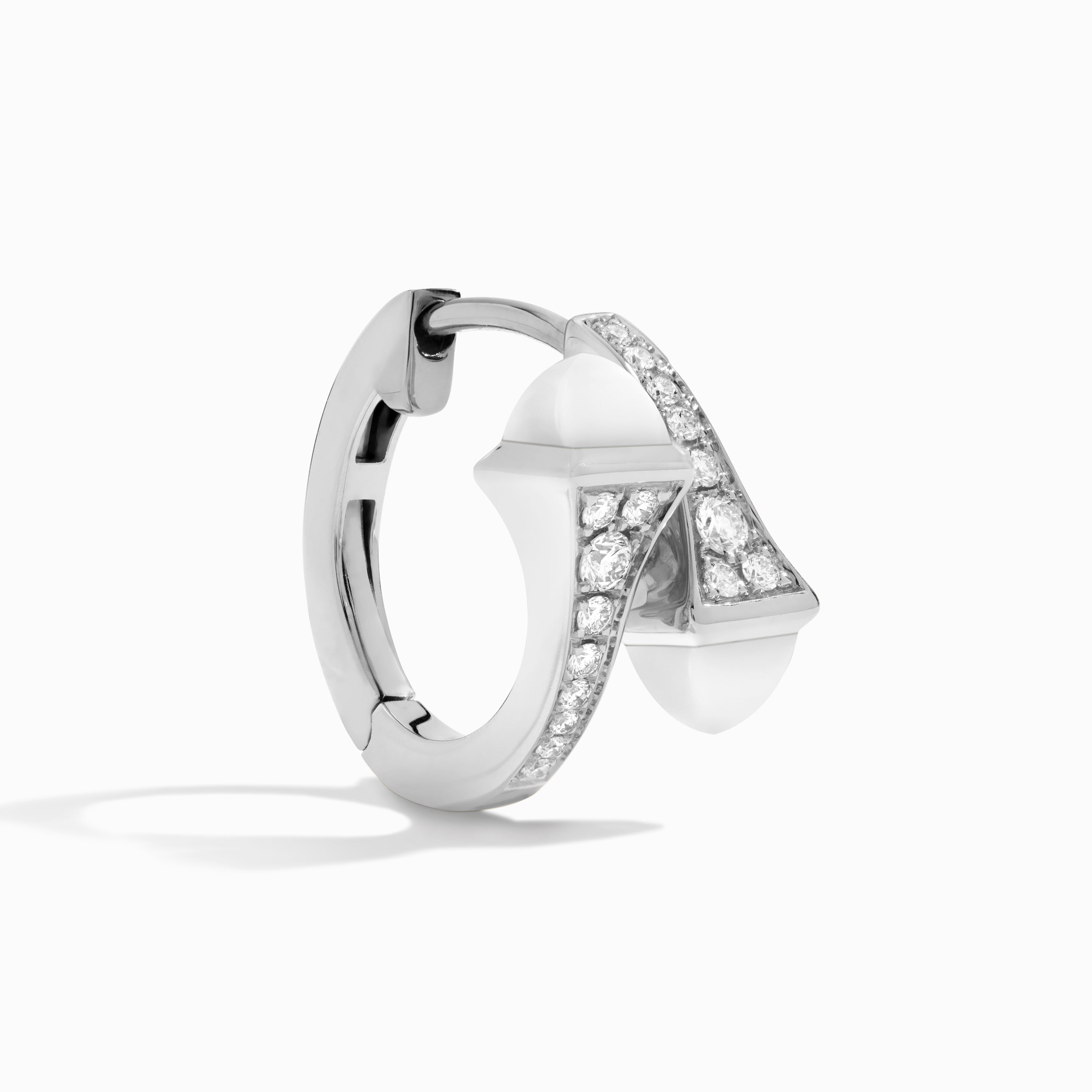 Cleo Diamond Huggie Earrings — фото 75