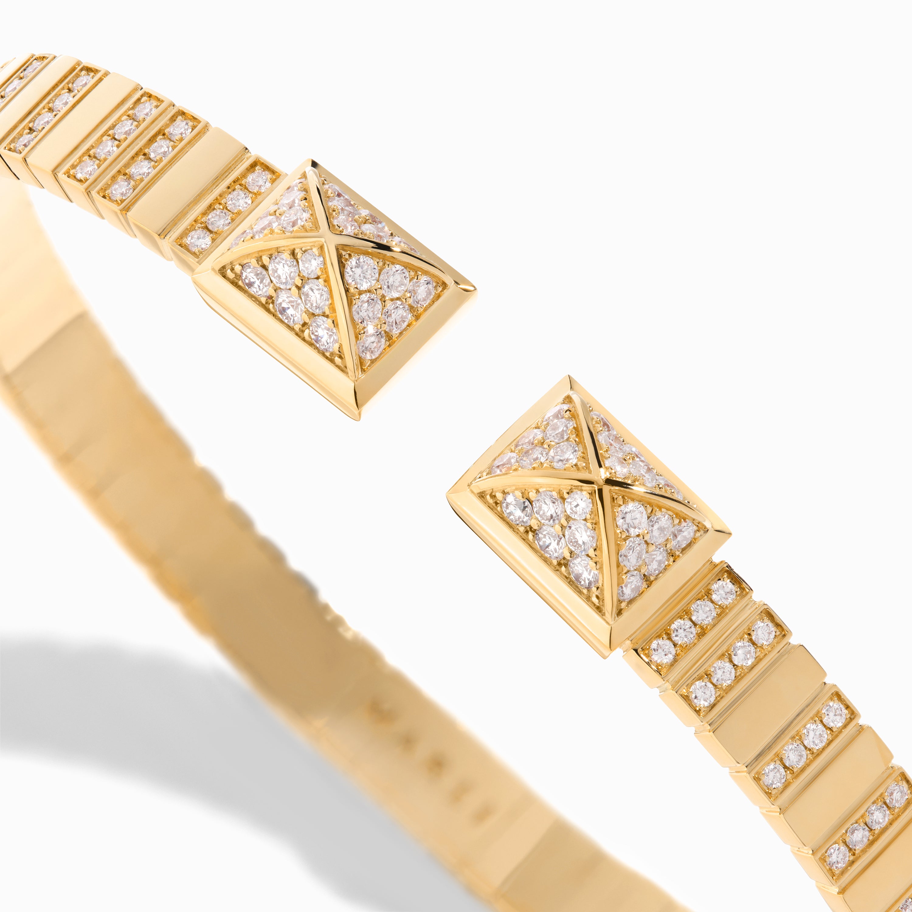 Cleo 2 Link Full Diamond Slip-On Bracelet — фото 3